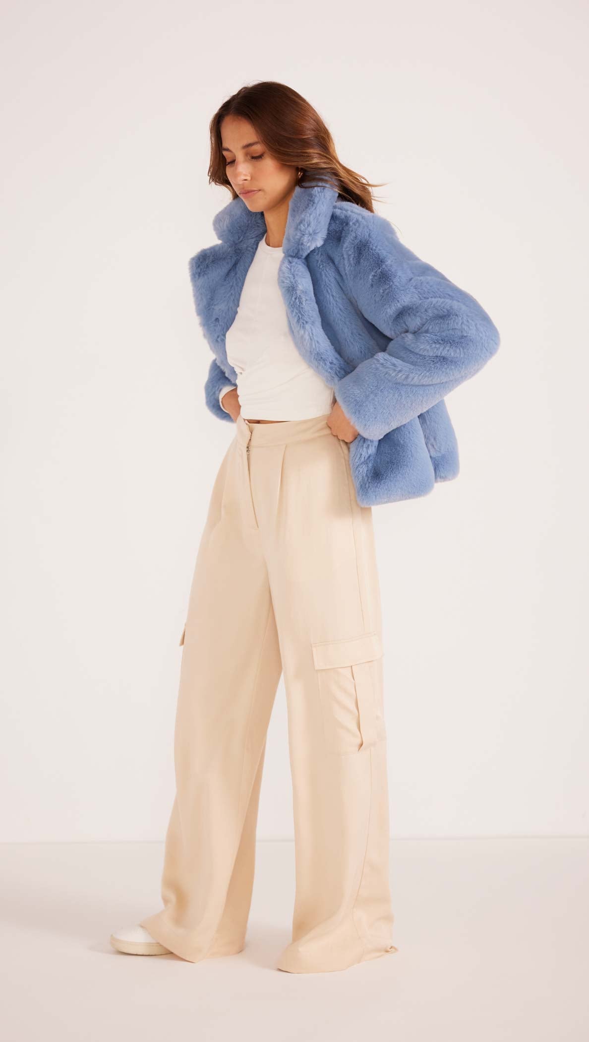 Zara Faux Fur Jacket-MINKPINK