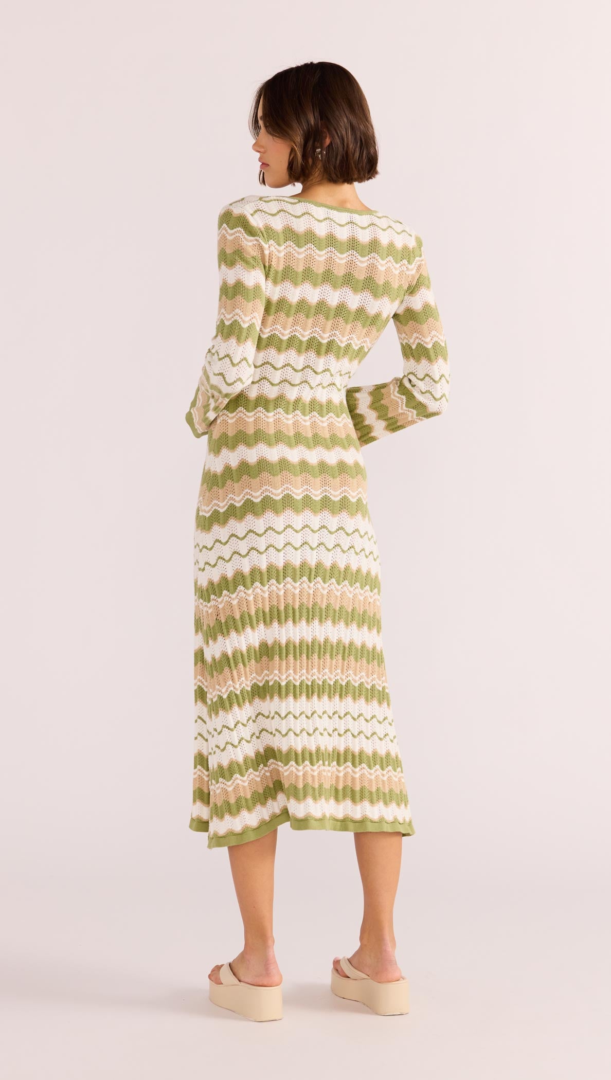 MELODY KNIT MIDI DRESS-MINKPINK