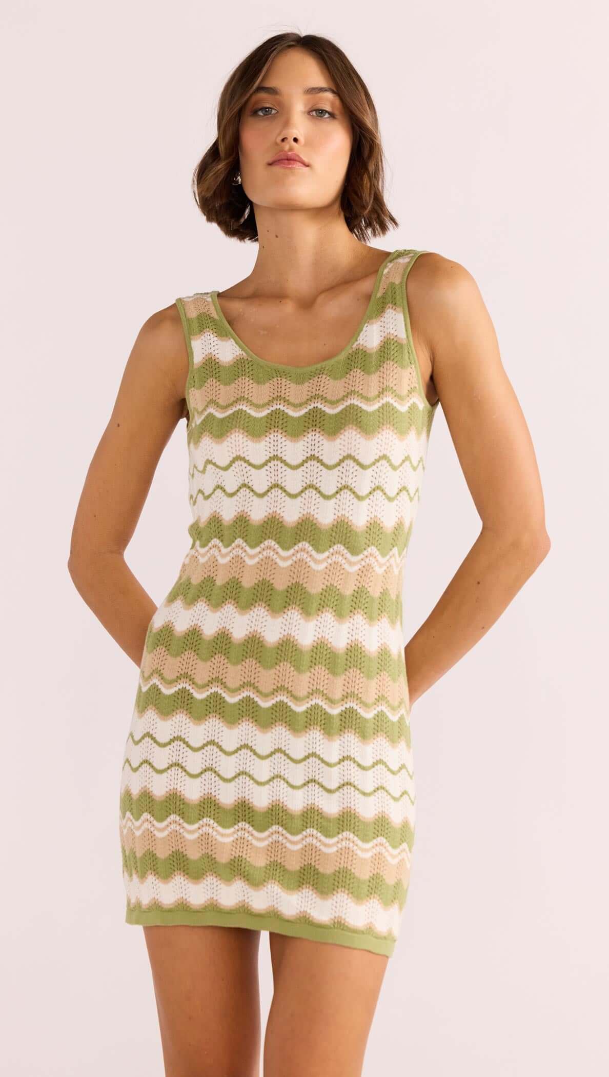MELODY KNIT MINI DRESS-MINKPINK