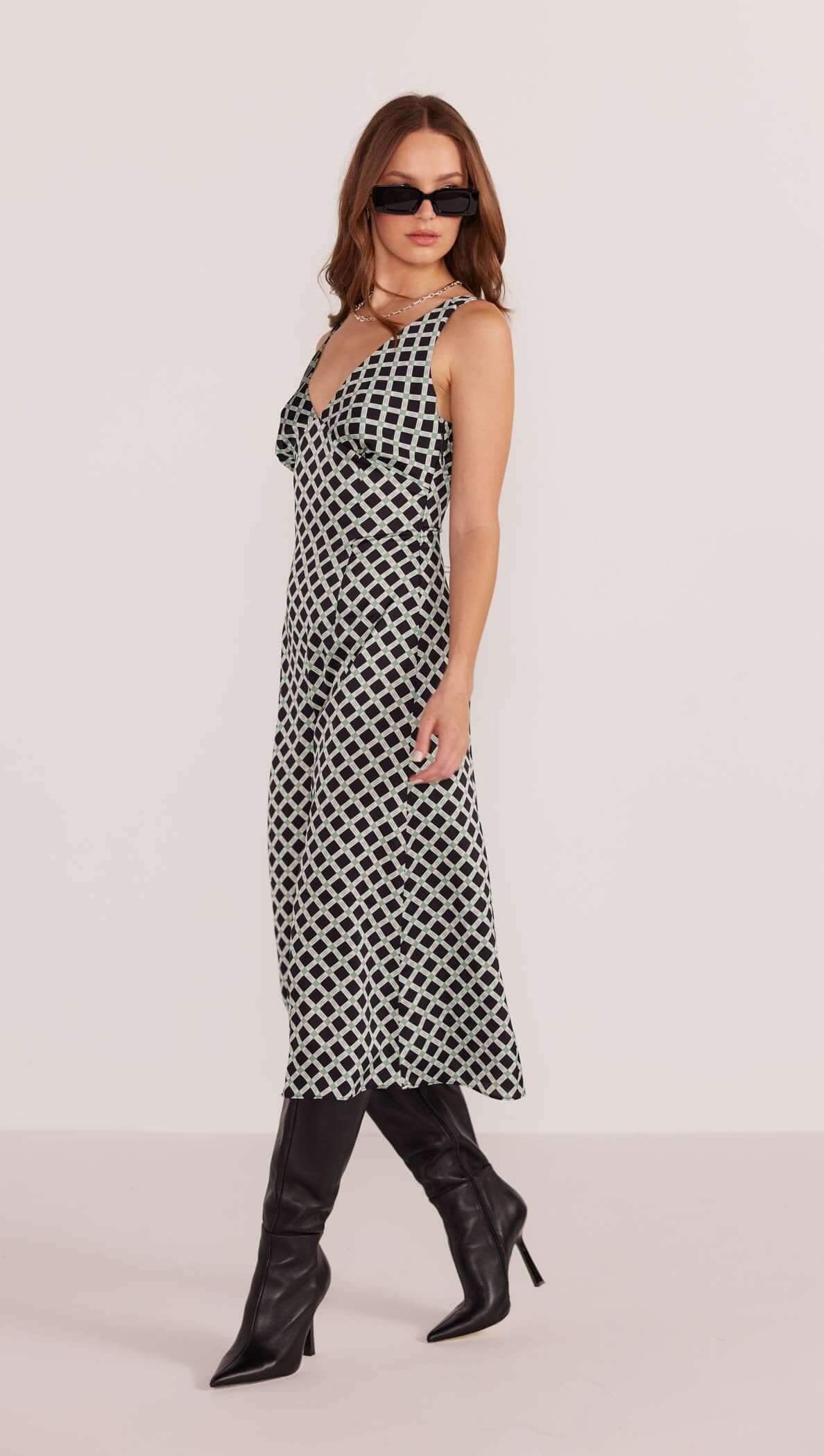 Nova Bias Slip Midi Dress-MINKPINK