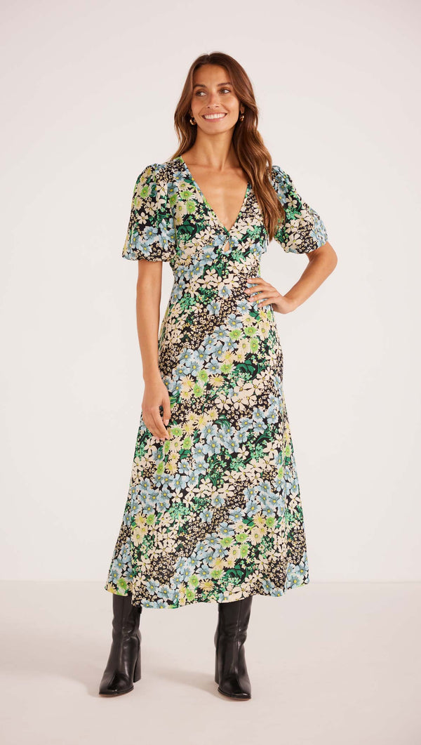 ワンピース CRIDA ASIAGO CASHMERE KNIT MIDI DRESS Leandra Knit Midi Dress | Metallic Khaki | Aje – Aje ROW