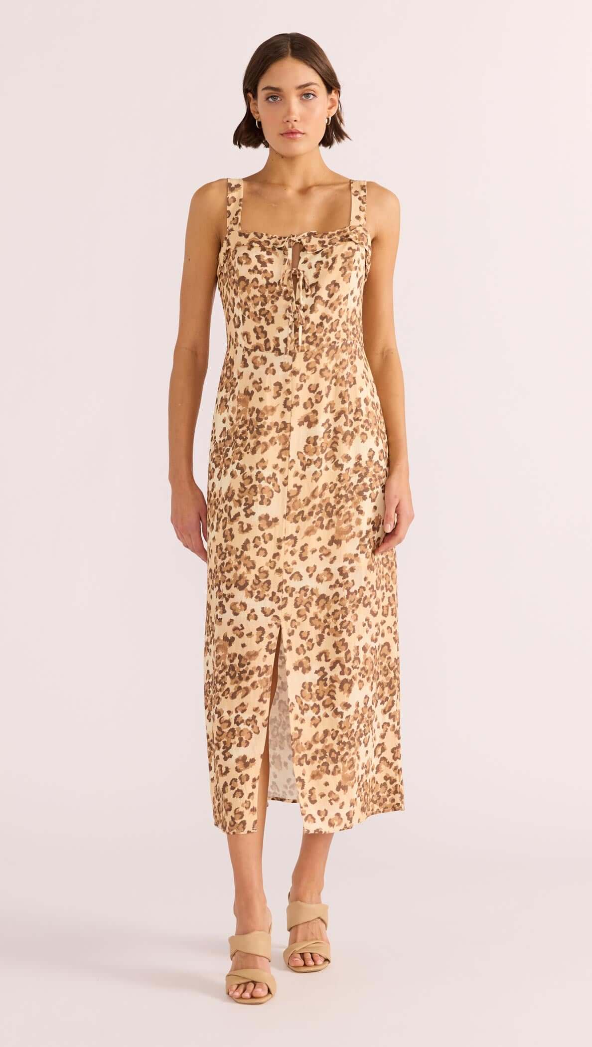 Arden Tie Midi Dress