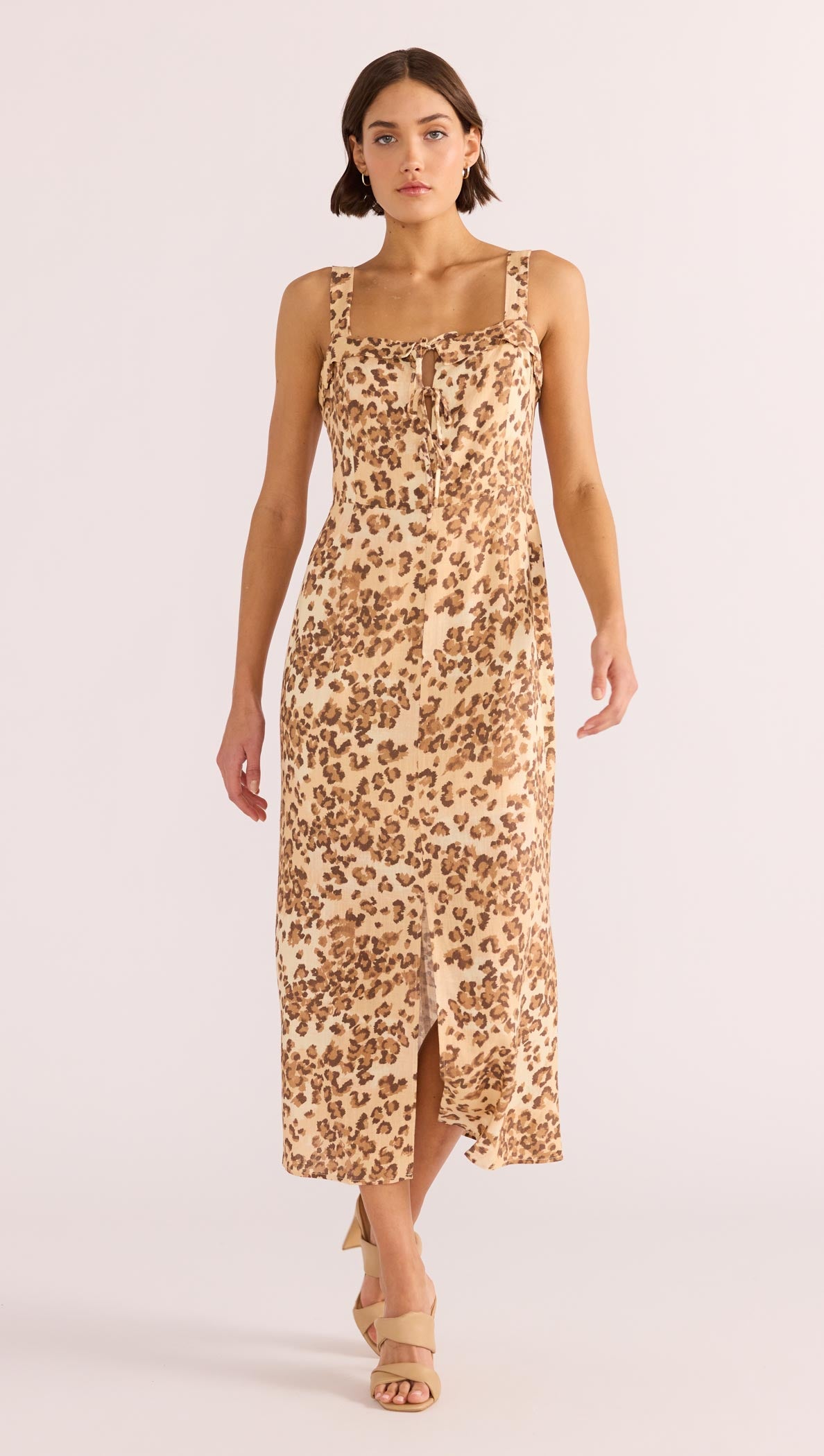 Arden Tie Midi Dress