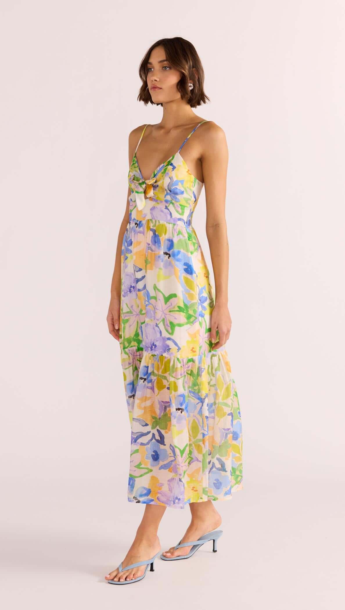 FABLE TIE MIDI DRESS-MINKPINK