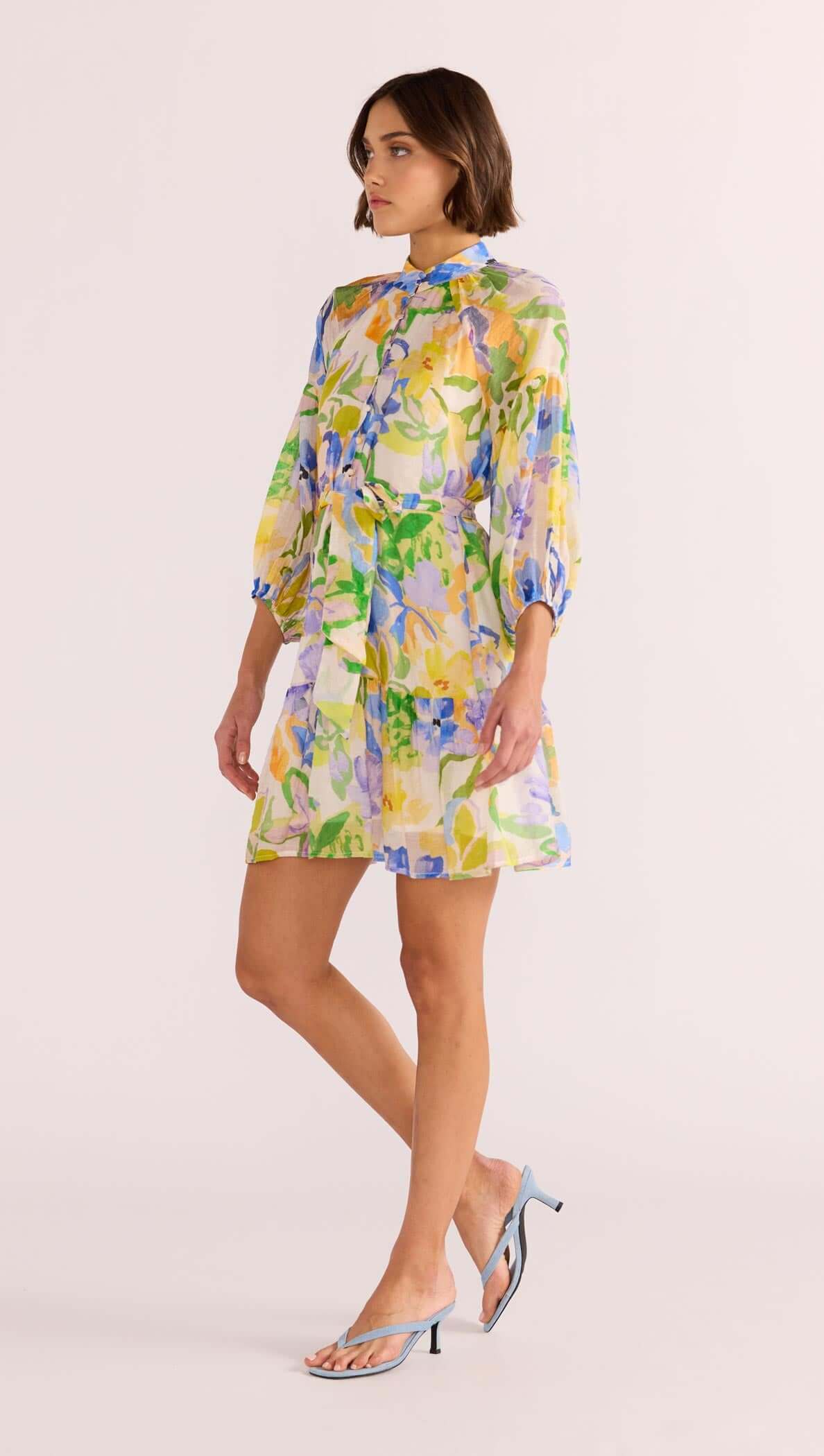 FABLE BLOUSON MINI DRESS-MINKPINK