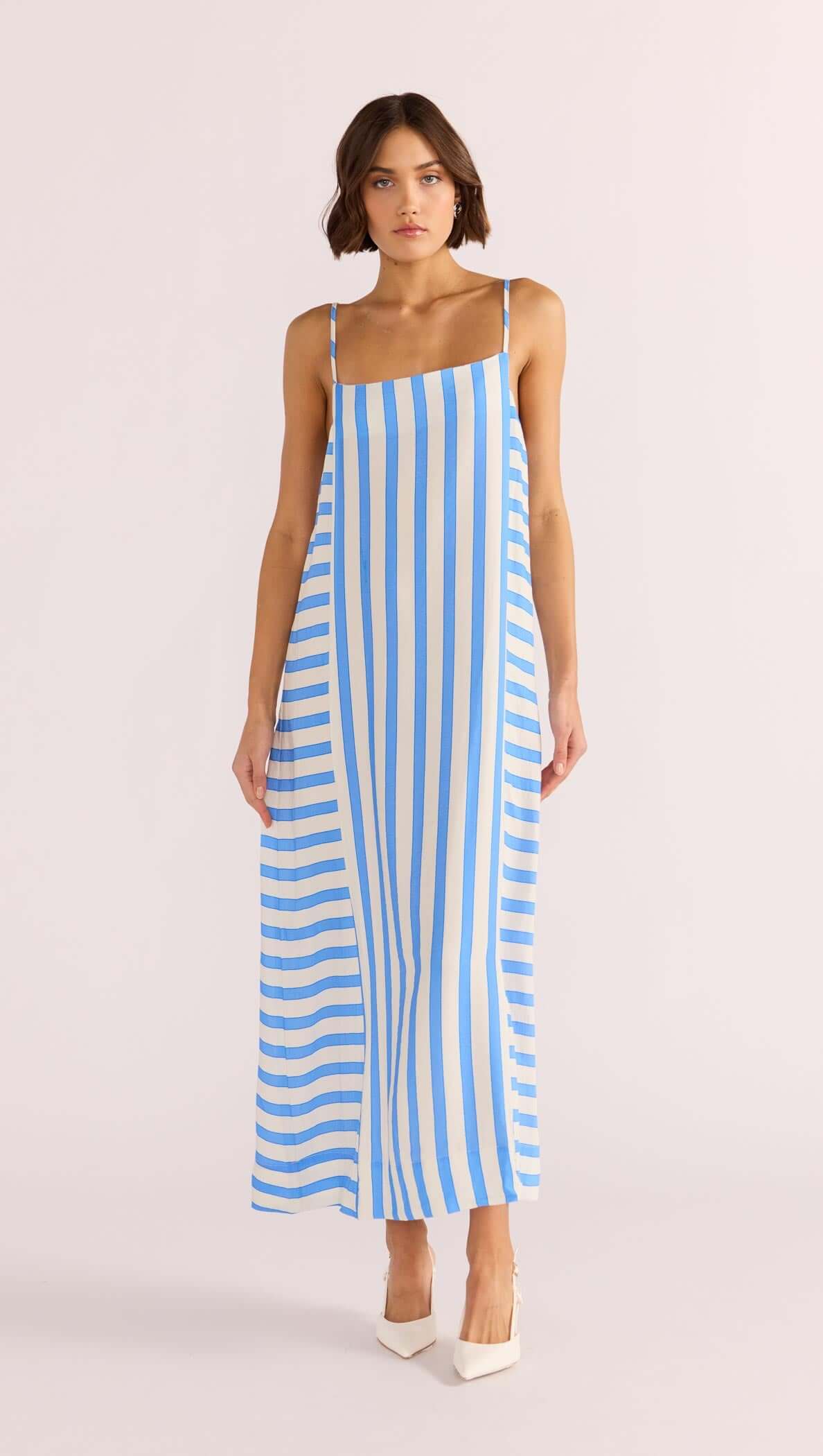 NIMUE STRIPE MIDI DRESS-MINKPINK