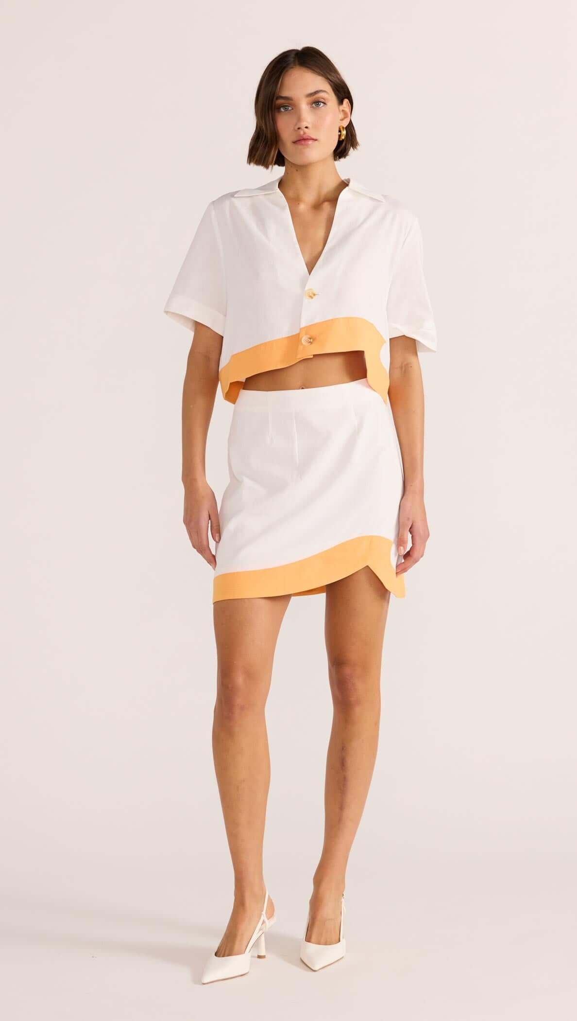 Alora Wave Crop Shirt