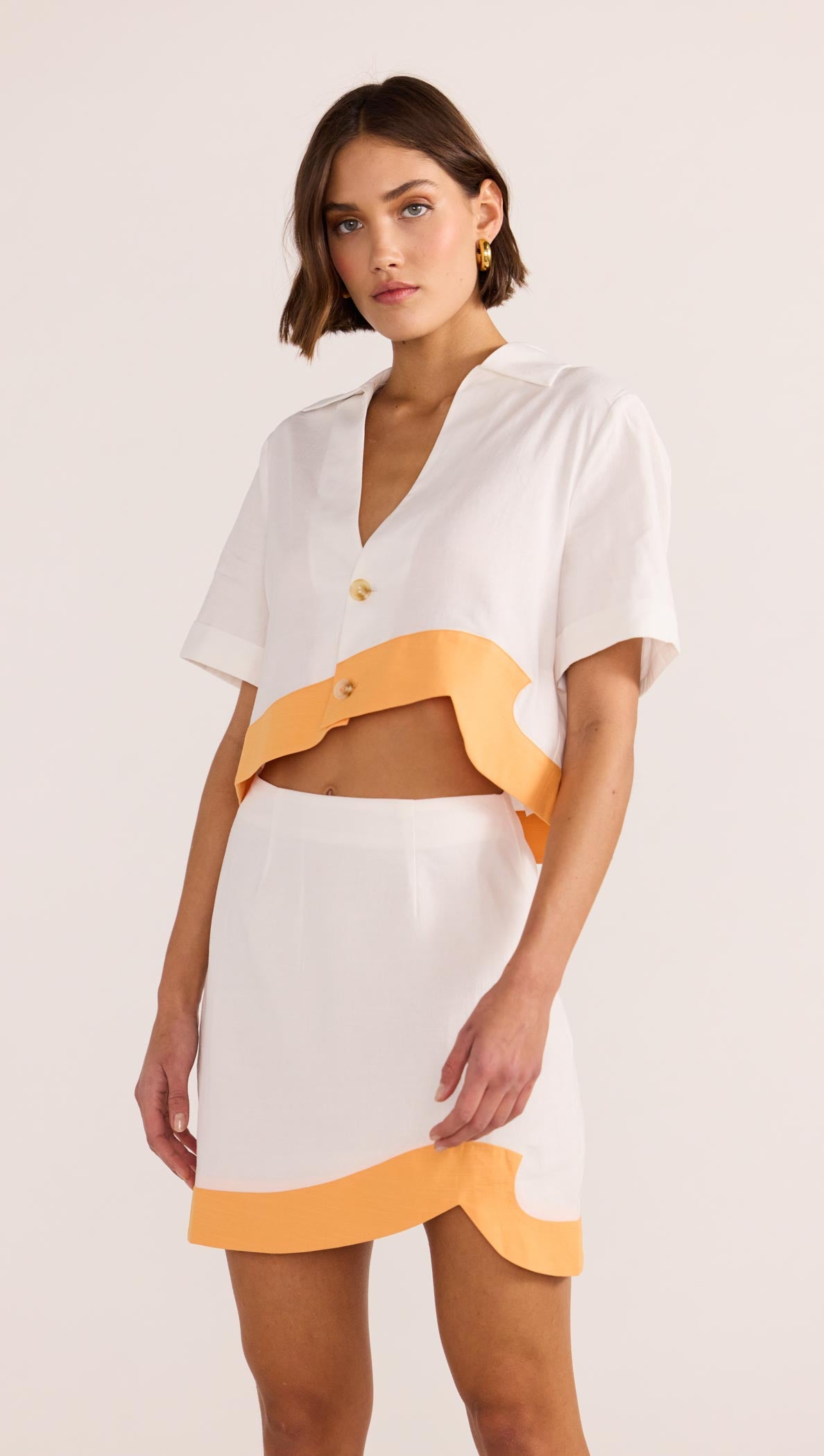 Alora Wave Mini Skirt