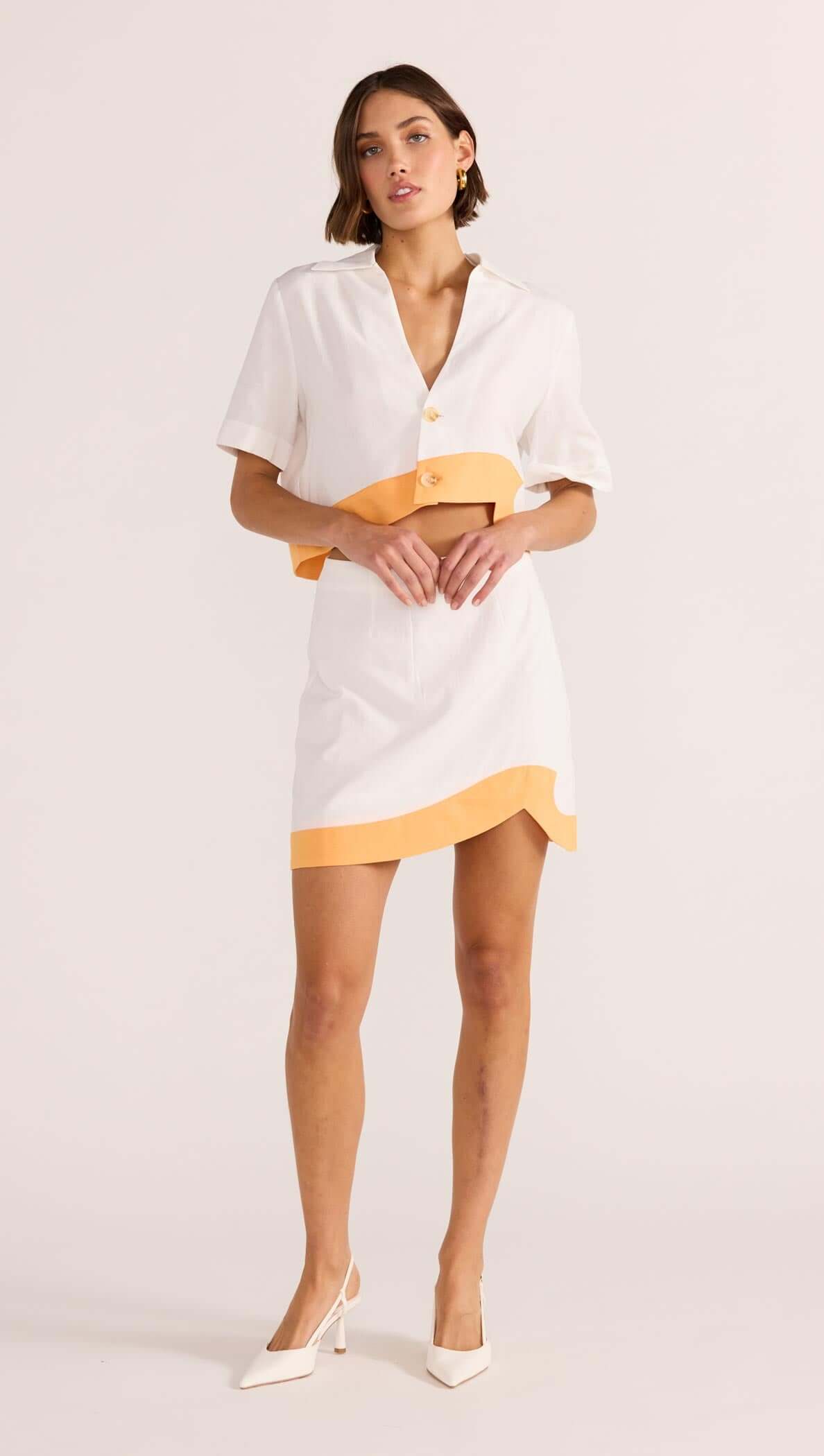 Alora Wave Mini Skirt