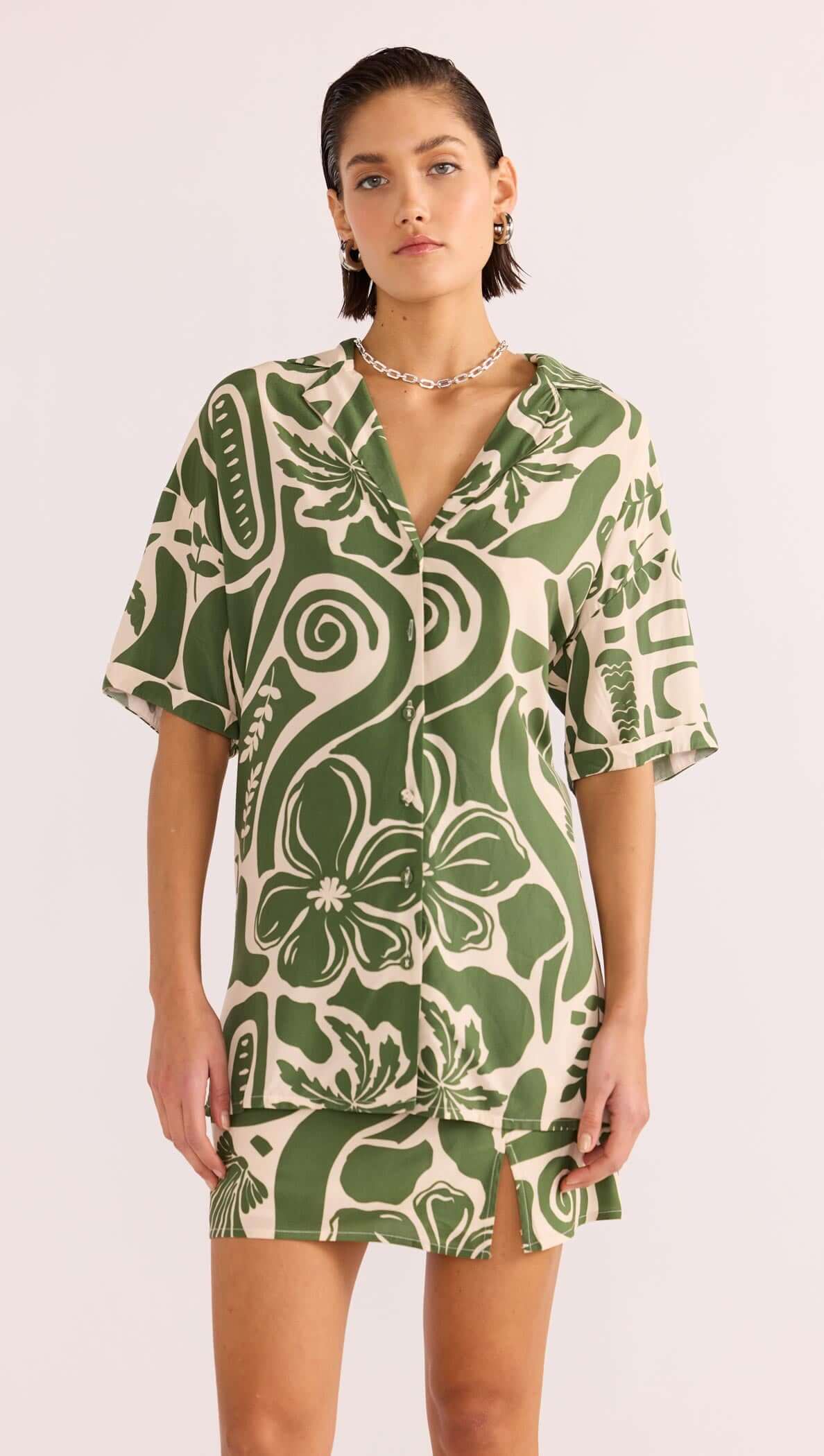 Amos Resort Shirt-MINKPINK