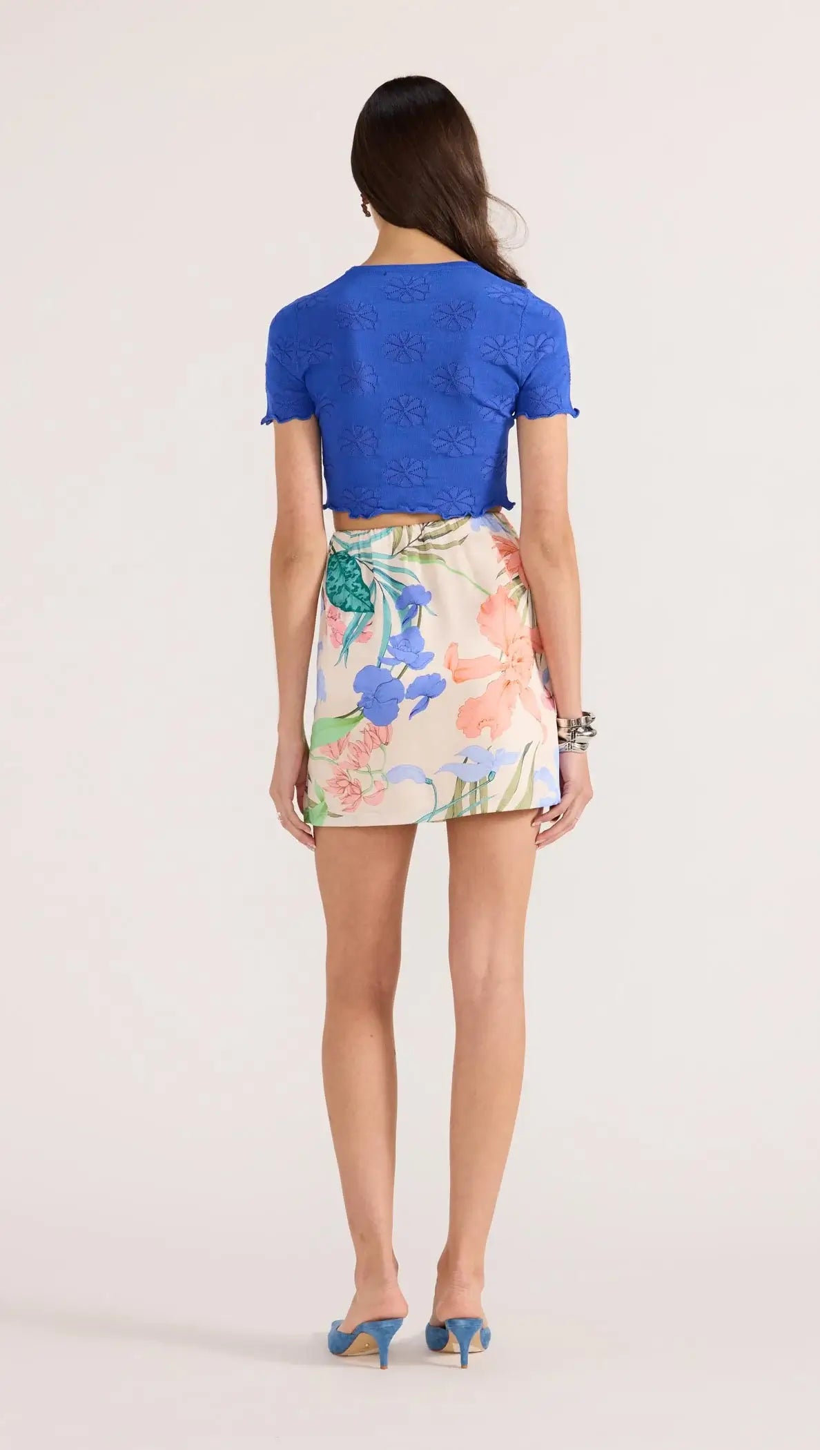 Bowie Pointelle Knit Tee-TOPS - SHORT SLEEVE-MINKPINK