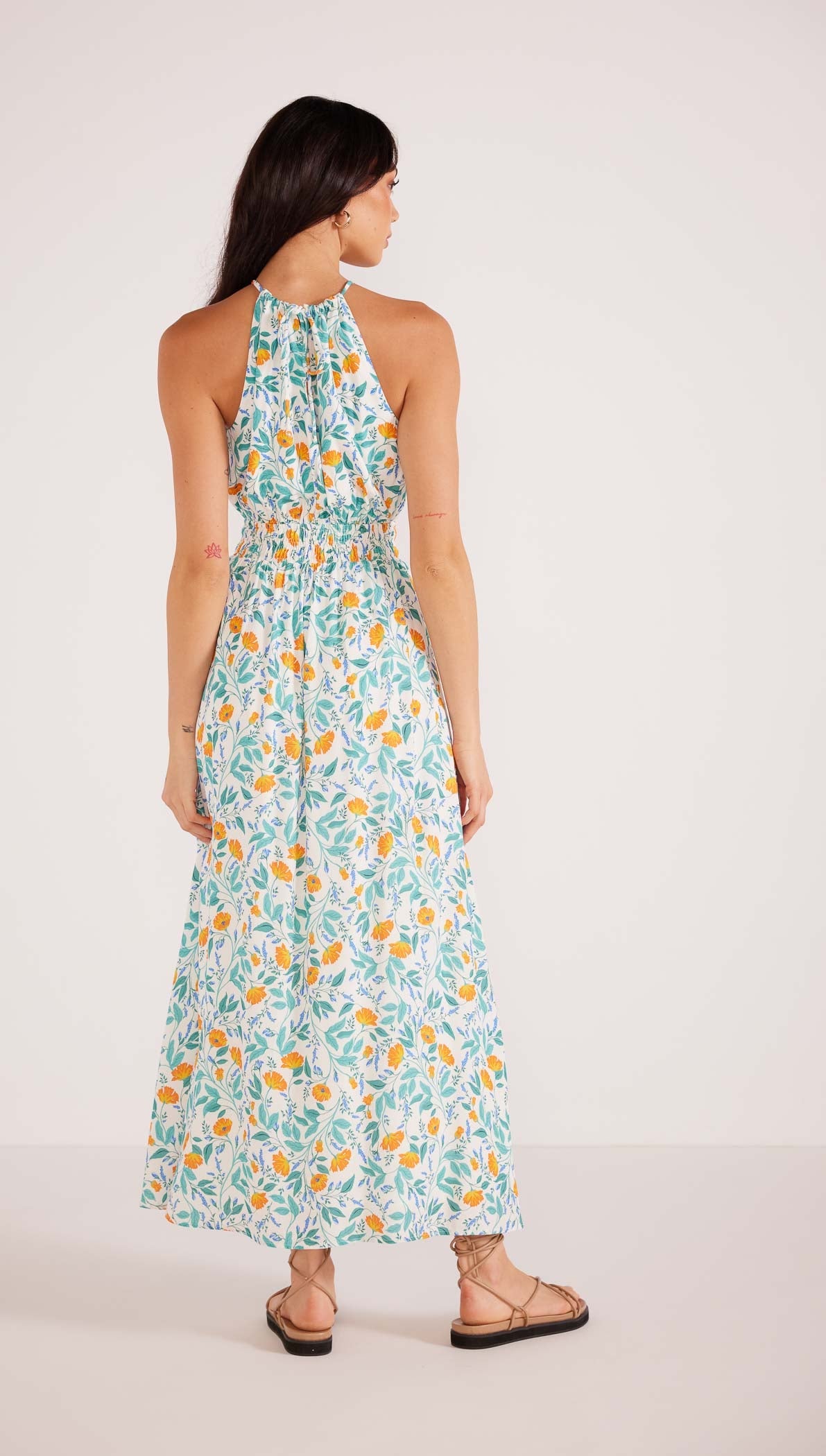 Bonnie Halter Midi Dress-MINKPINK