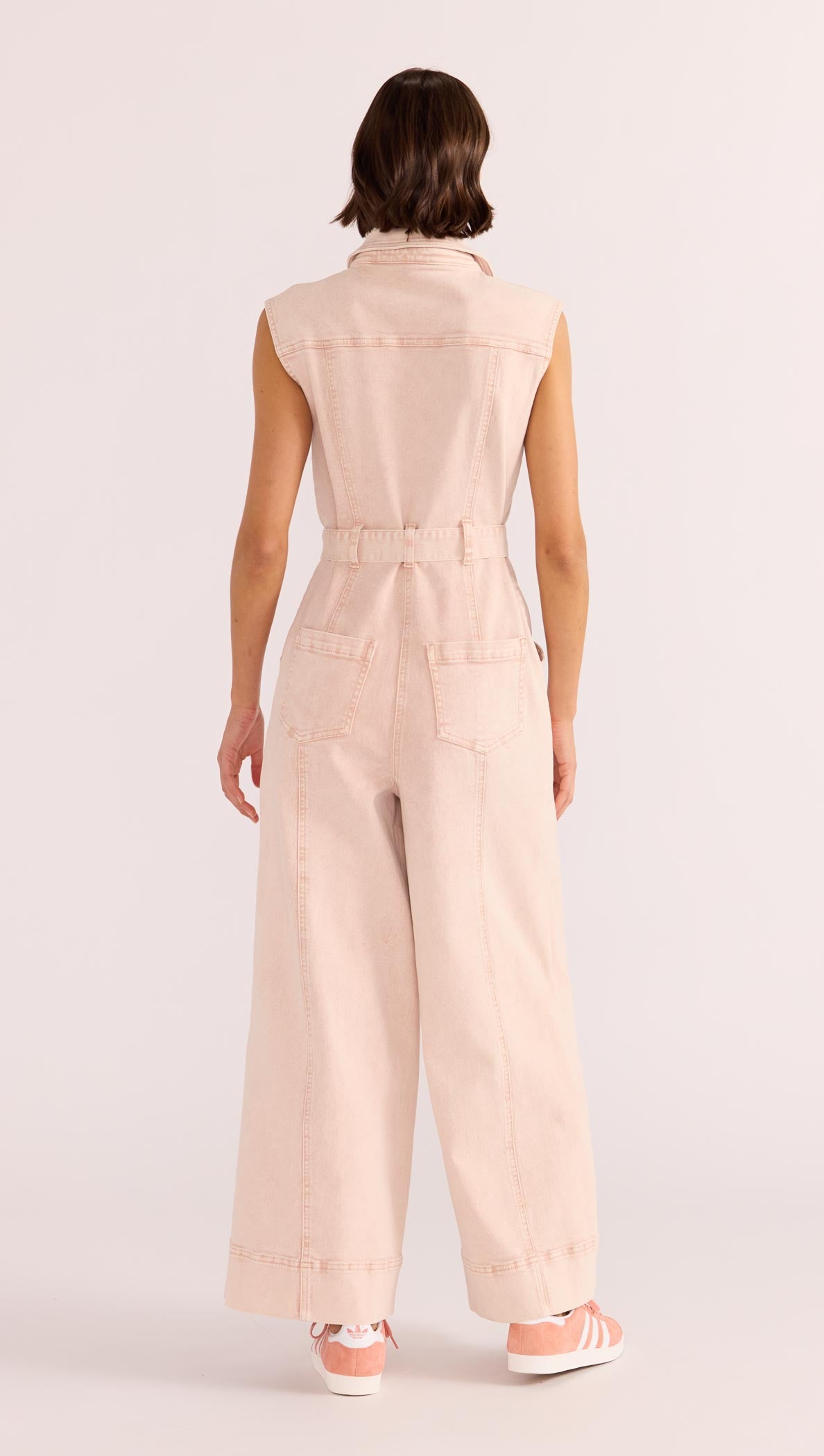 Dahlia Denim Panel Jumpsuit-MINKPINK