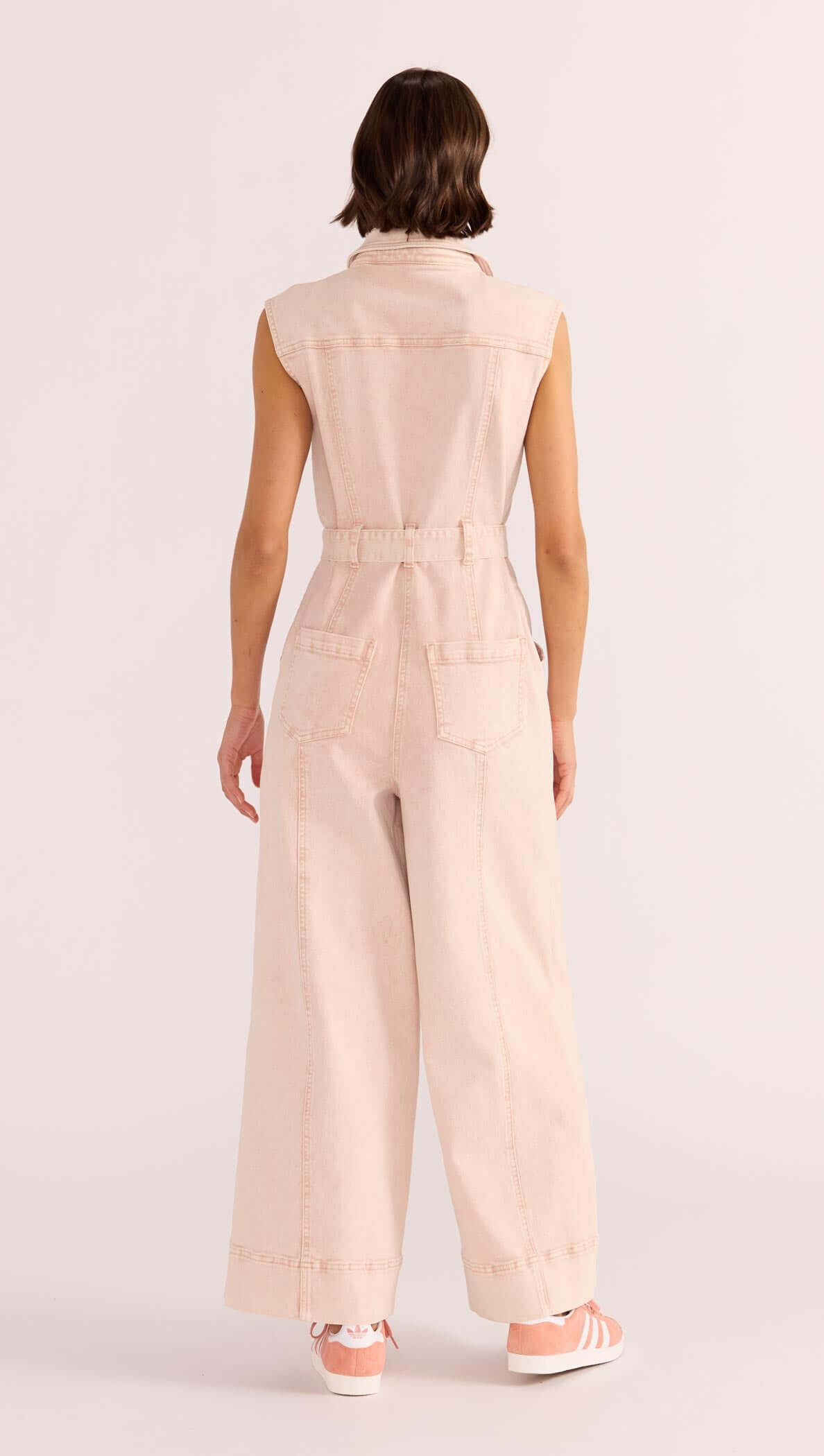 Dahlia Denim Panel Jumpsuit-MINKPINK