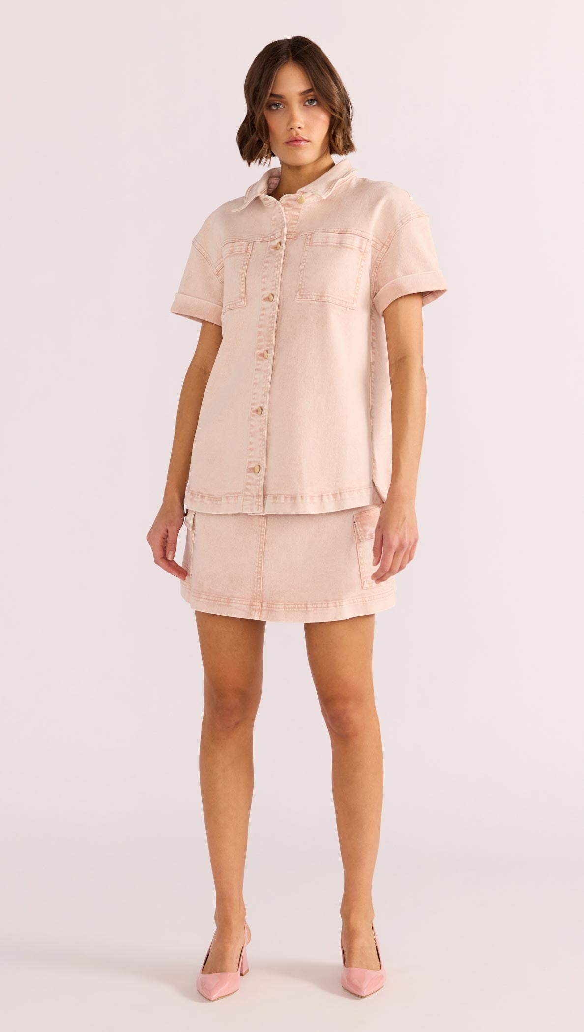 Dahlia Denim Shirt-MINKPINK