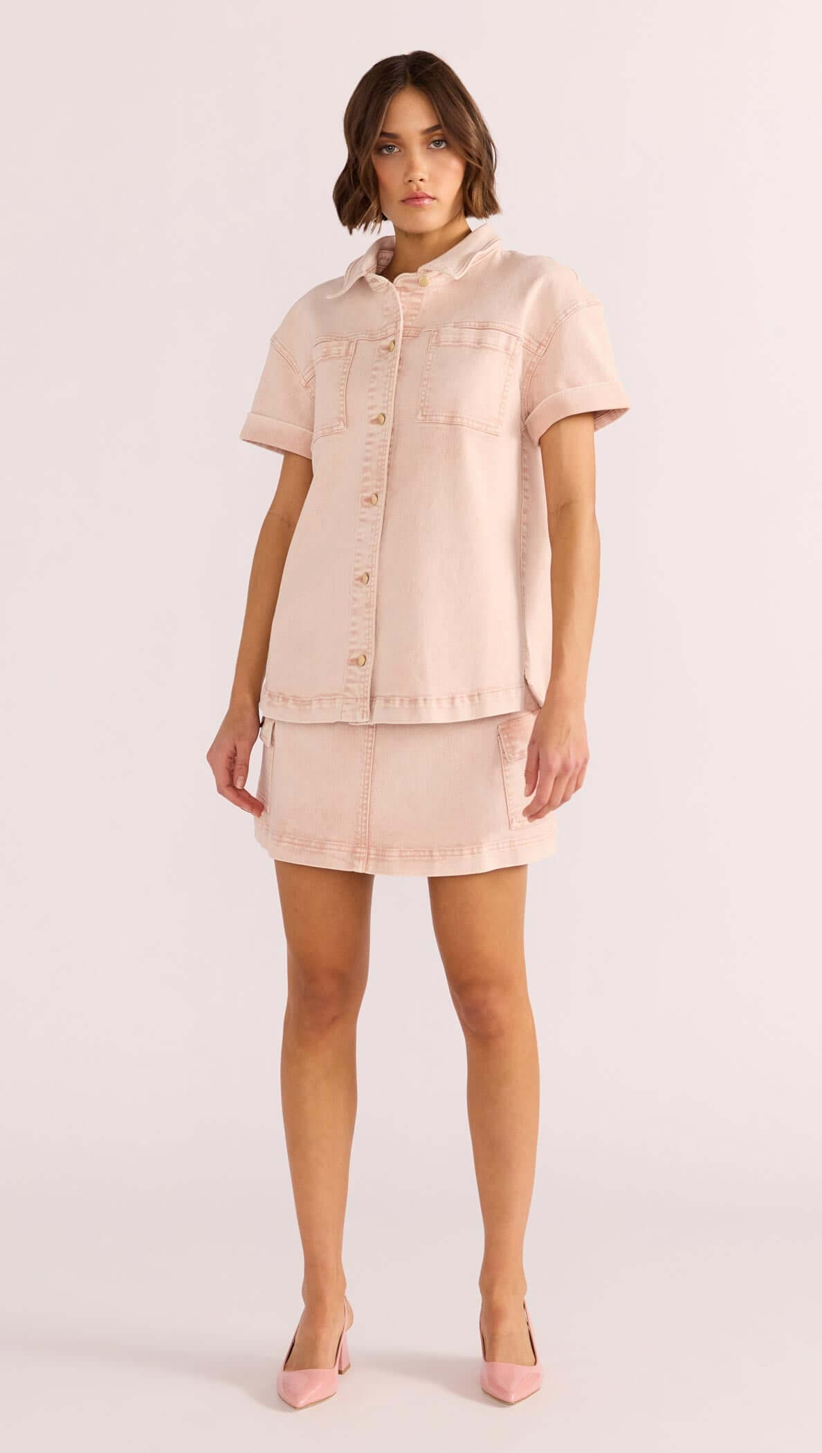 Dahlia Denim Shirt-MINKPINK