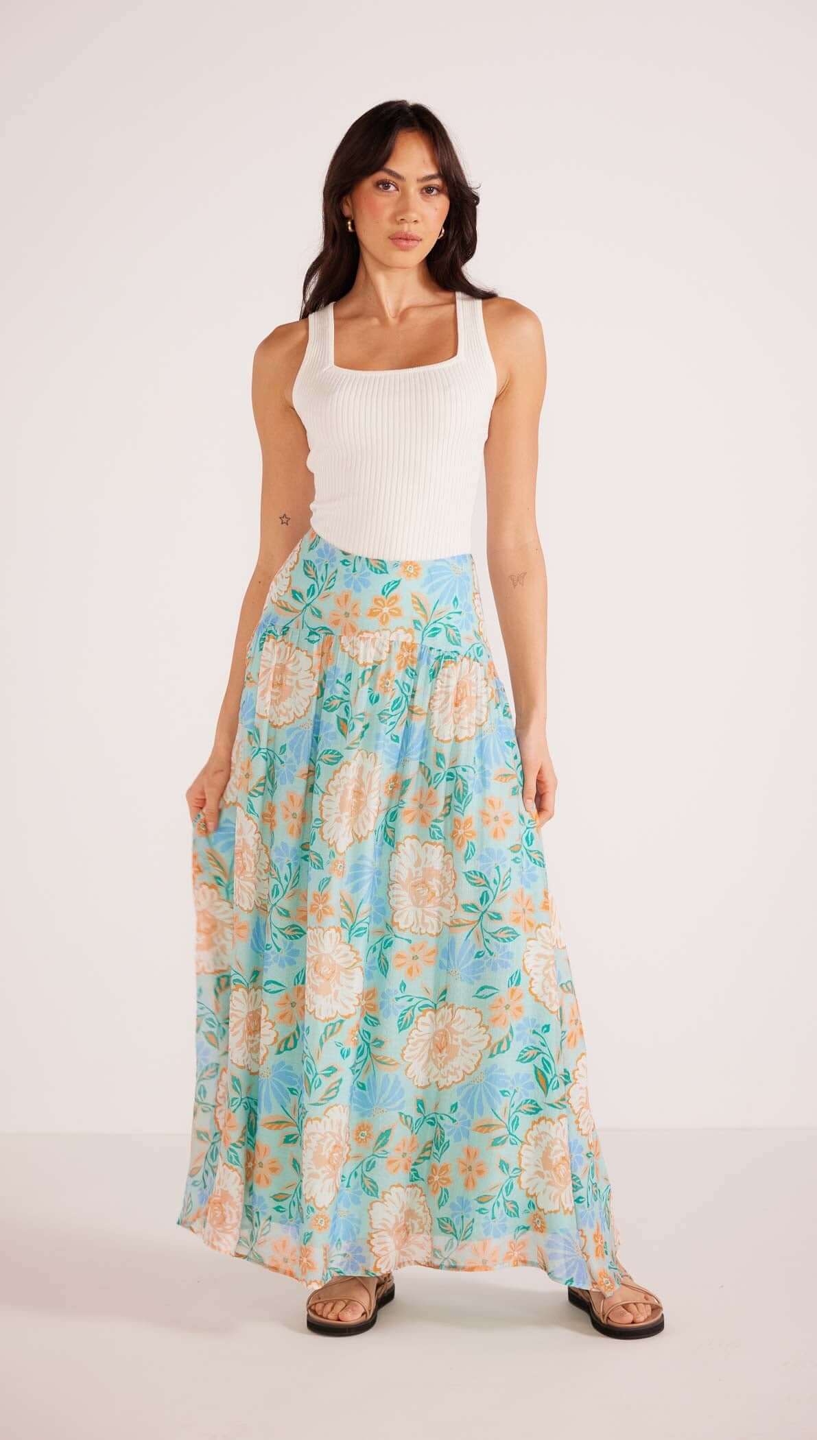 Evelyn Maxi Skirt-MINKPINK