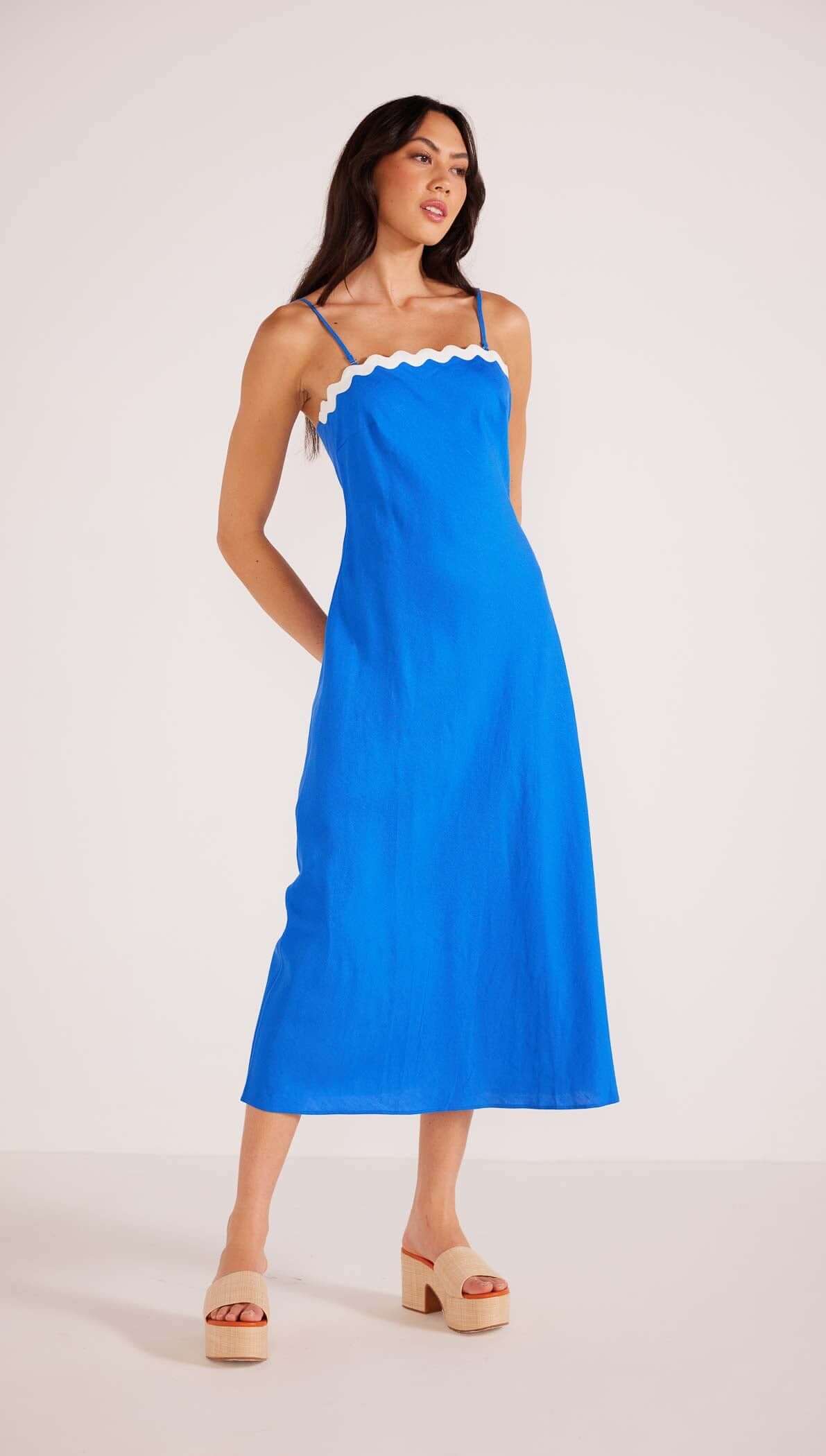 Florence Rikrak Midi Dress-MINKPINK