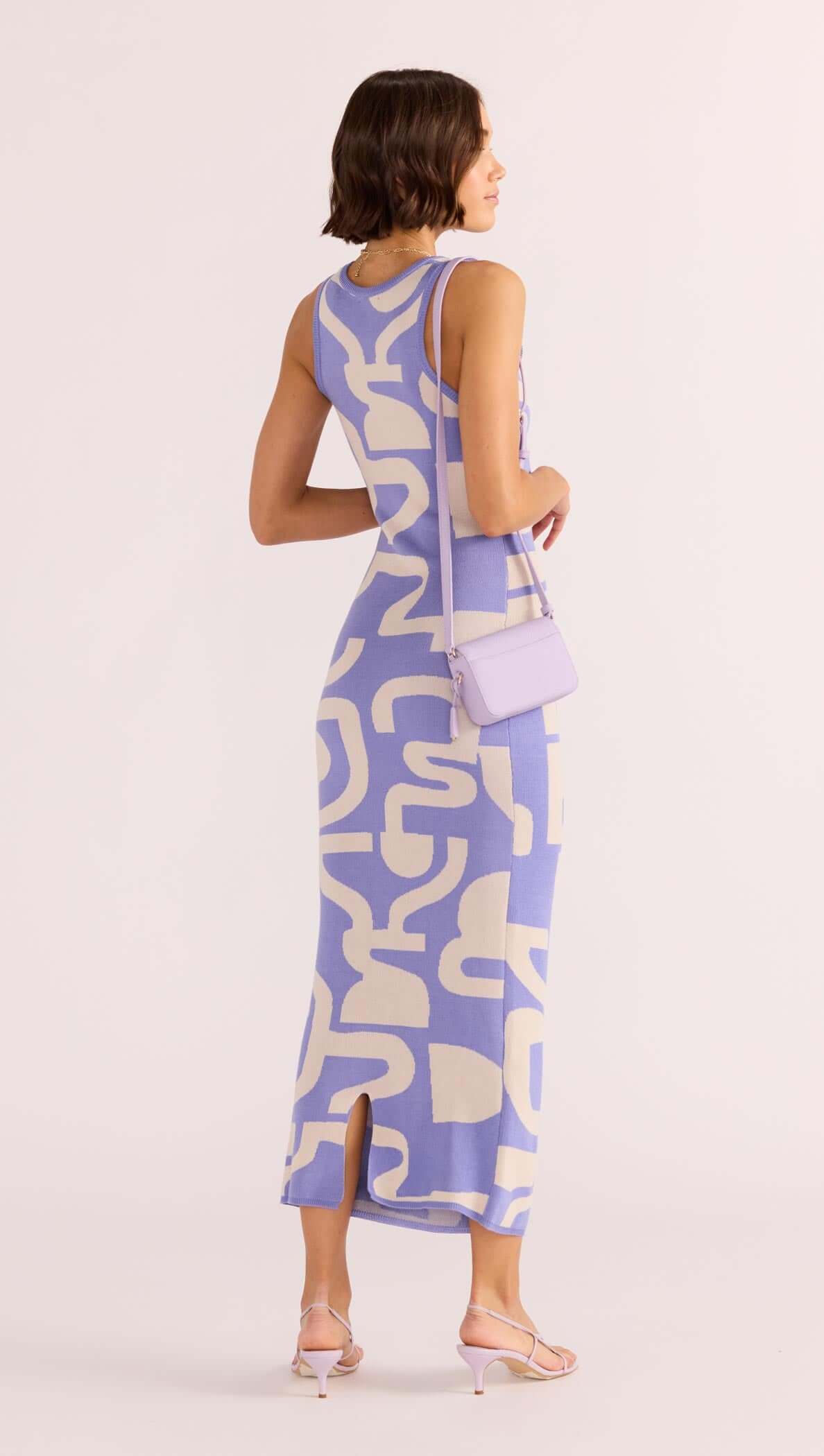 Iris Intarsia Knit Midi Dress-MINKPINK