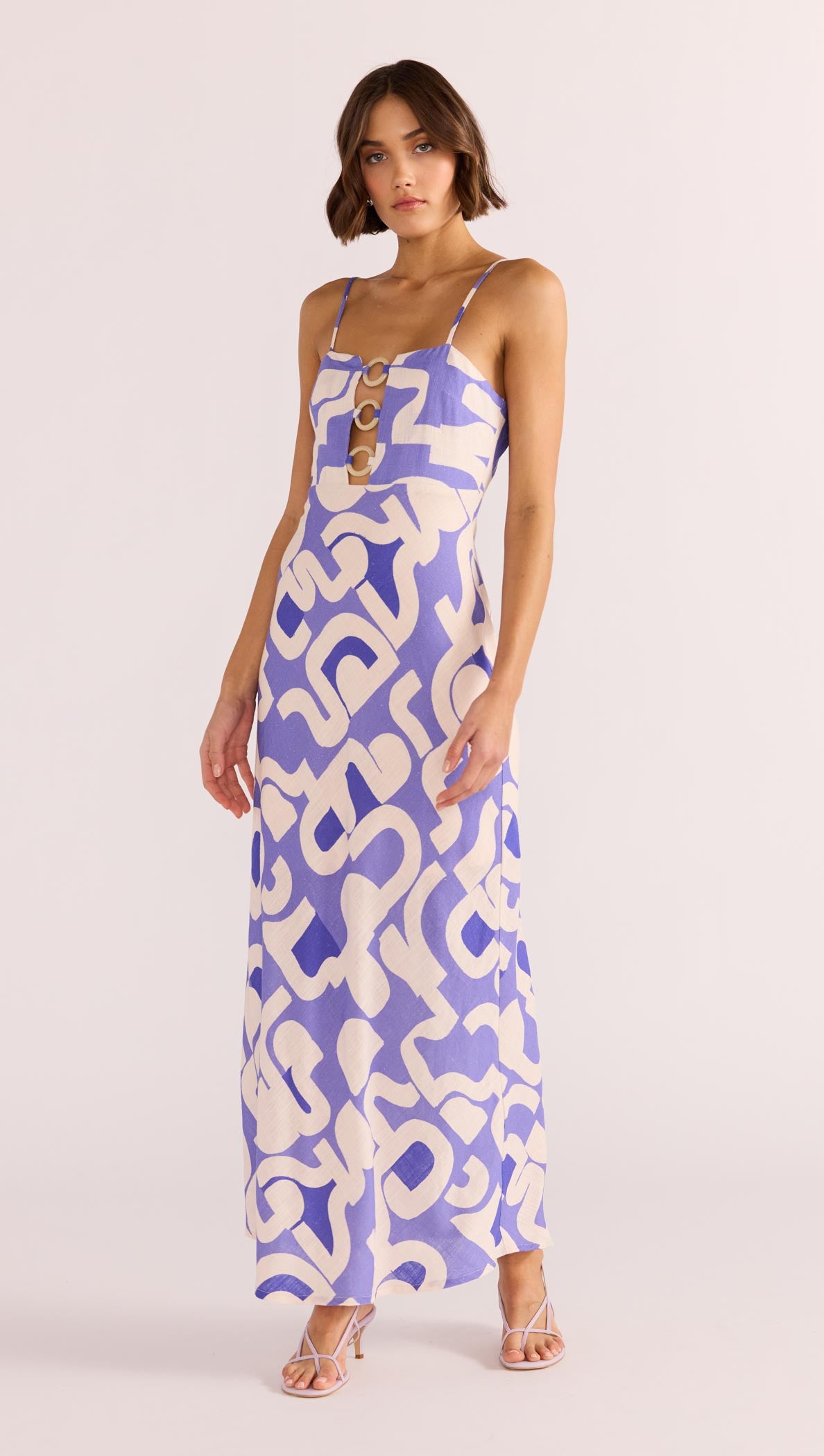 Iris O-Ring Midi Dress-MINKPINK