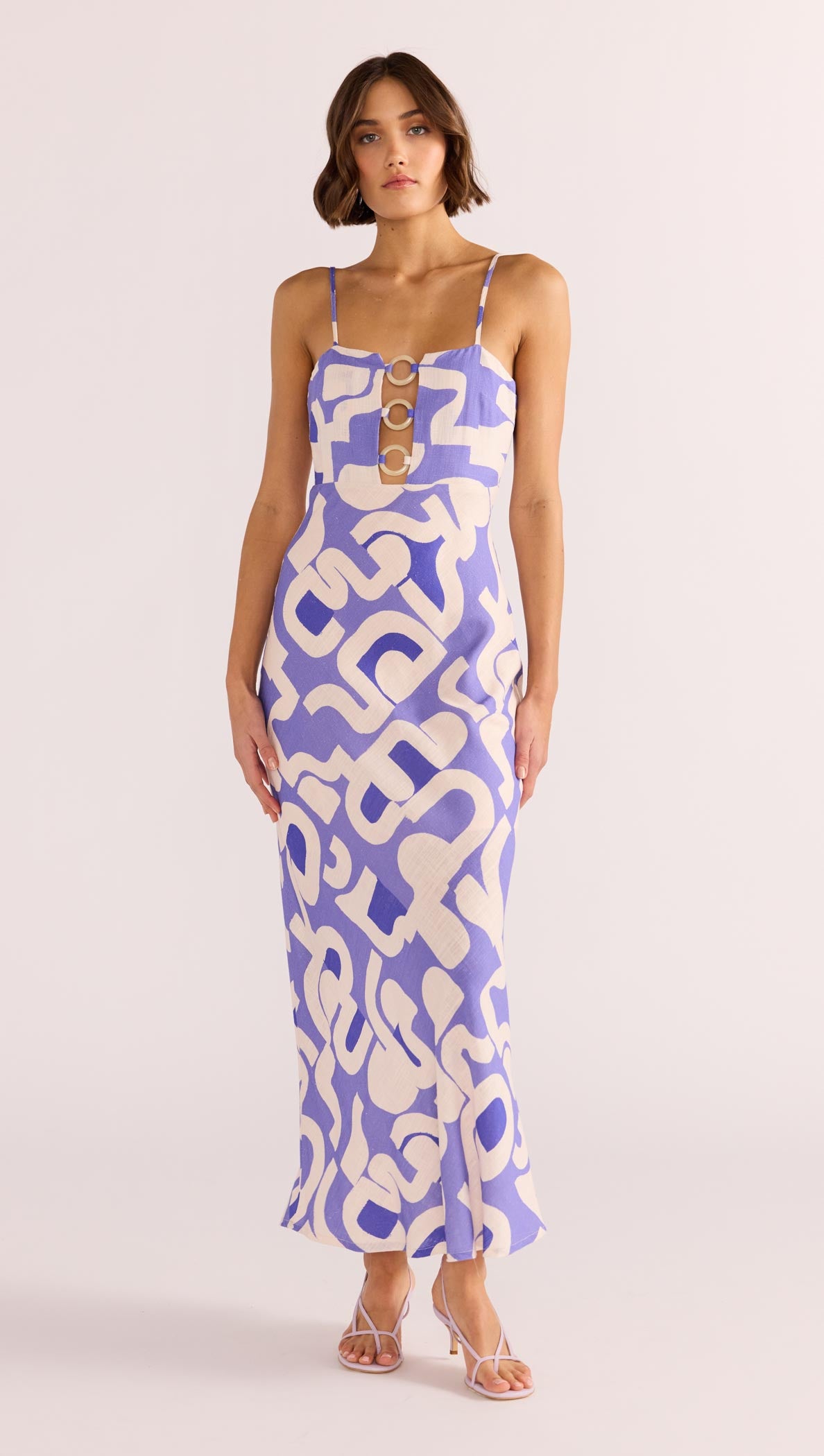 Iris O-Ring Midi Dress-MINKPINK