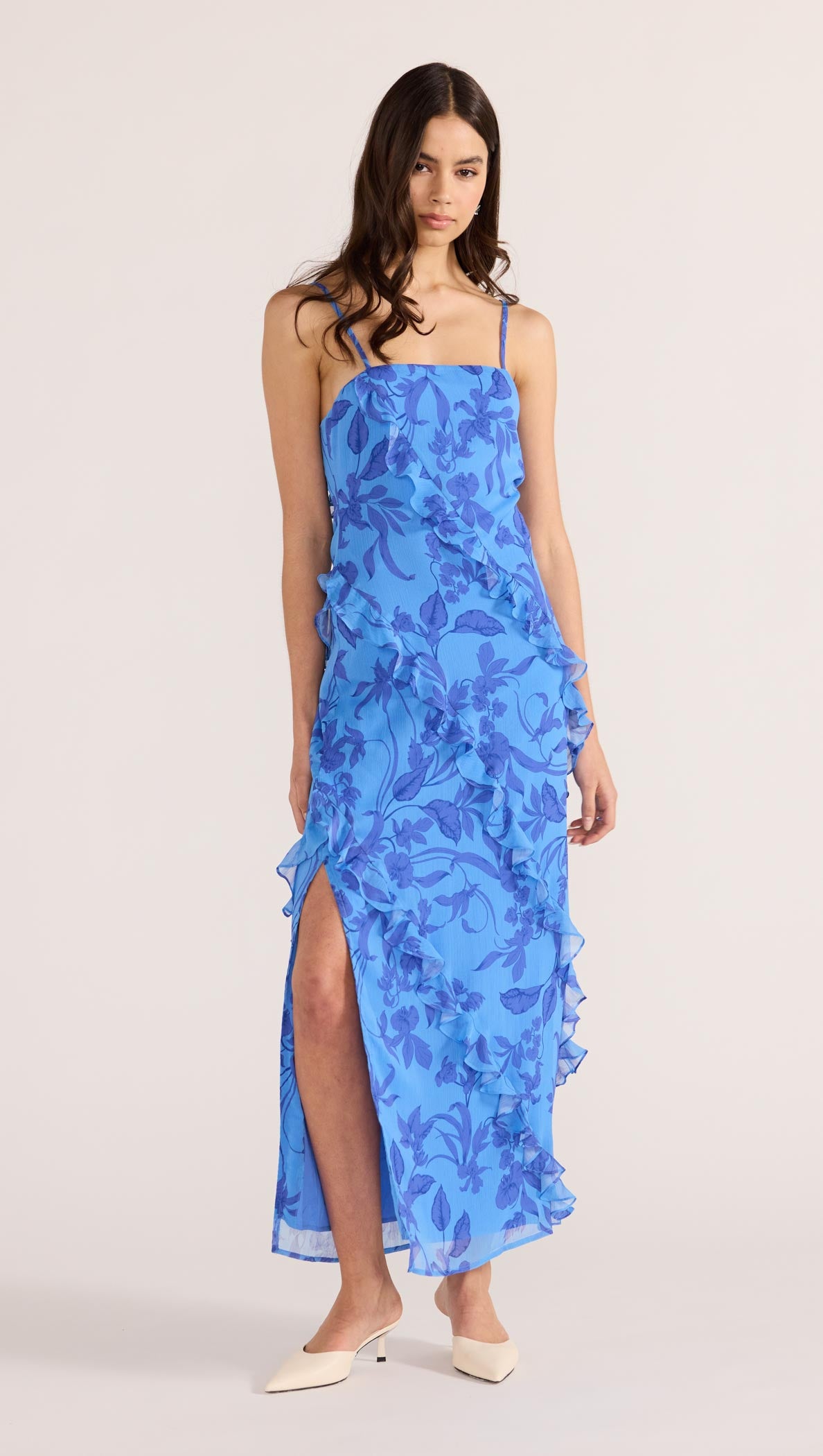 Jeanne Ruffle Maxi Dress-DRESSES - MAXI-MINKPINK
