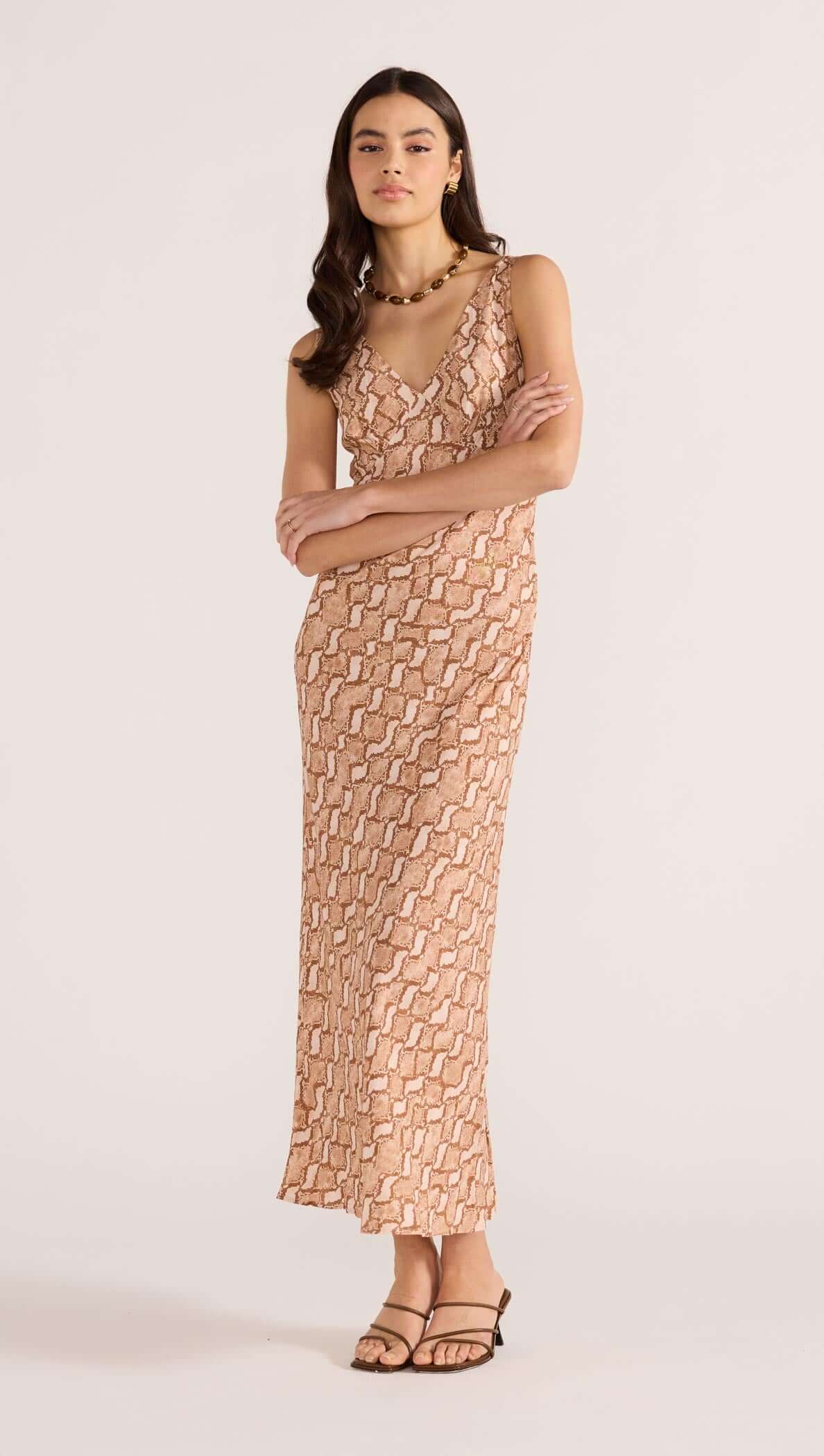 Koa Bias Midi Dress-DRESSES - MIDI-MINKPINK