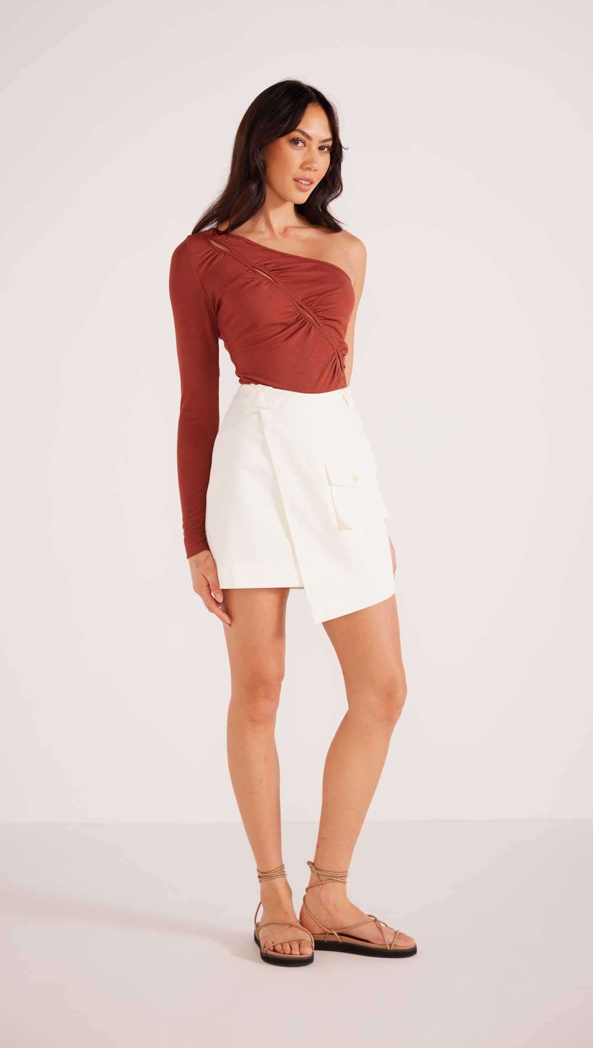 Lottie Cargo Wrap Mini Skirt-MINKPINK