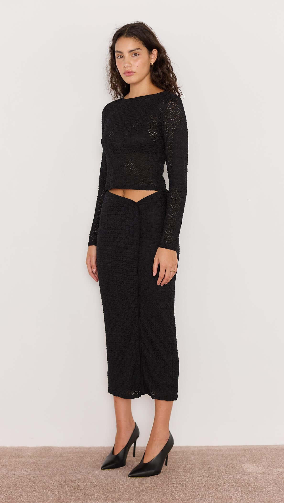 LUCA STRETCH LACE TOP-TOPS - CASUAL-MINKPINK