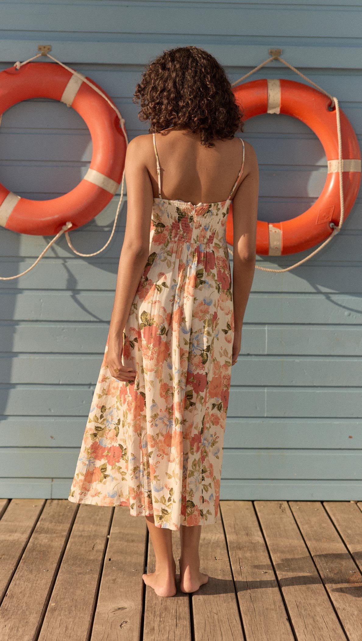 Naia Panelled Midi Dress