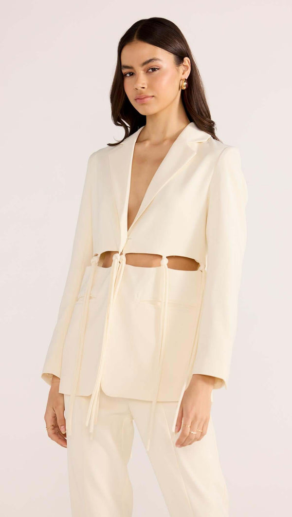 MAEVE TIE BLAZER at MINKPINK