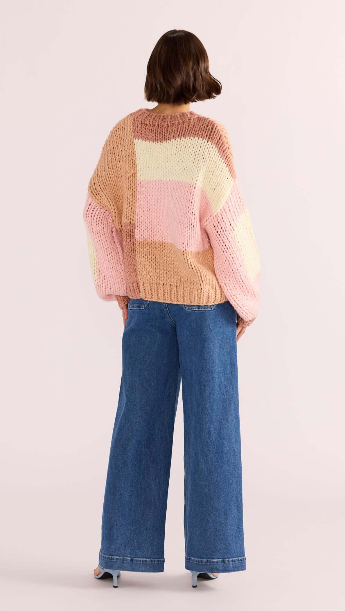 Marcella Colour Block Sweater-MINKPINK