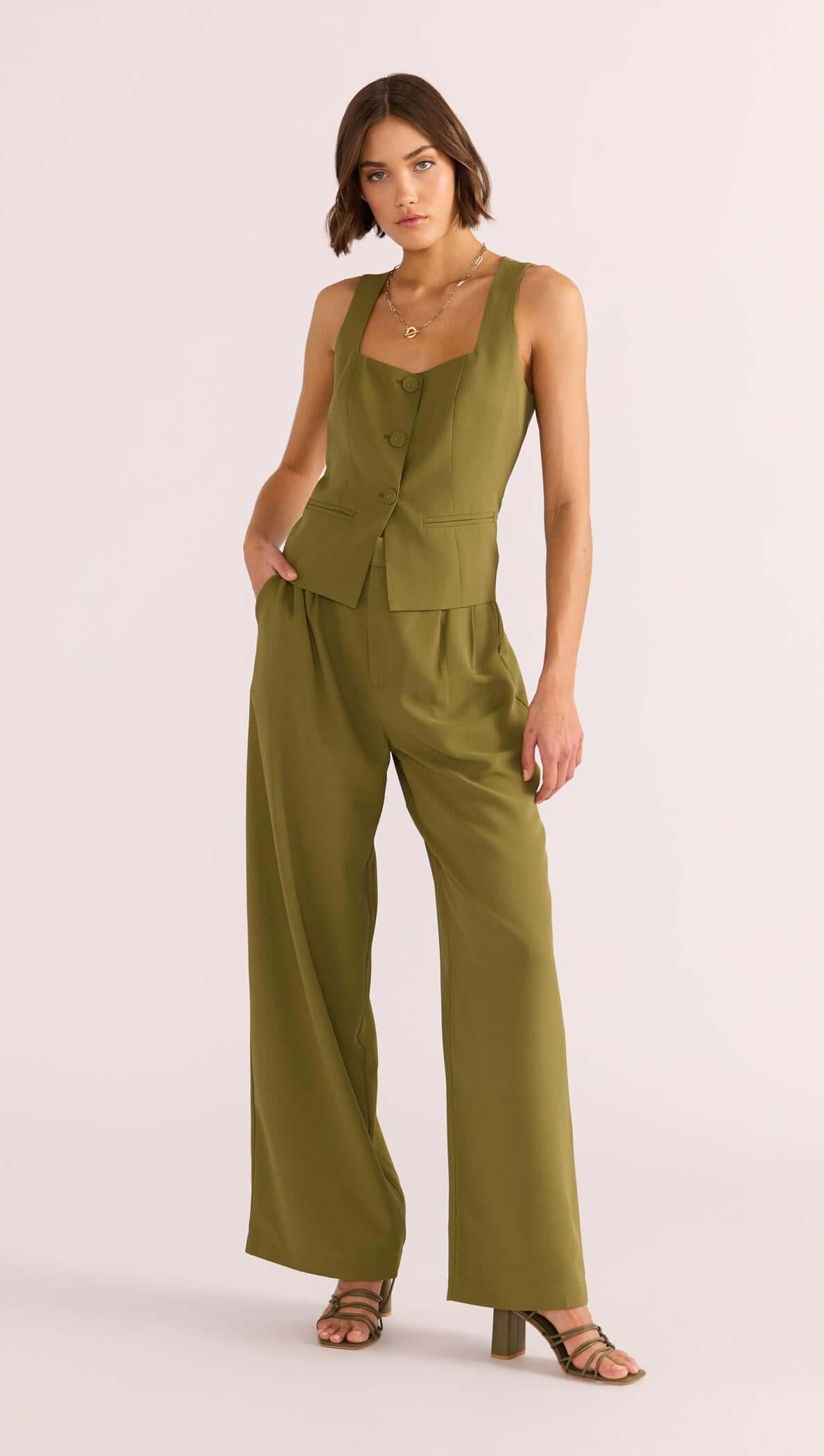 Nova Tailored Vest-MINKPINK