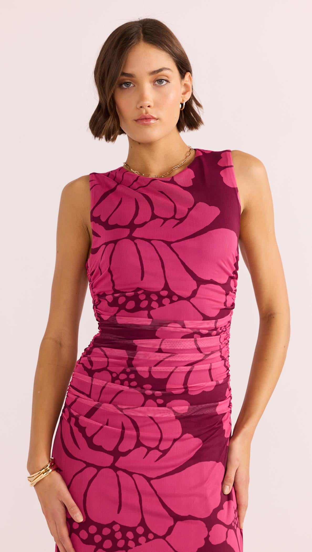 Persephone Mesh Midi Dress-MINKPINK