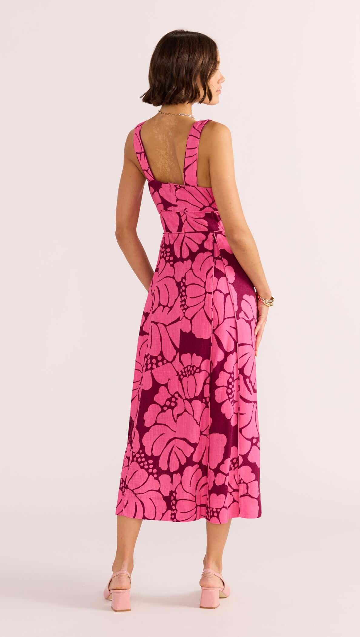 Persephone Panel Midi Dress-MINKPINK