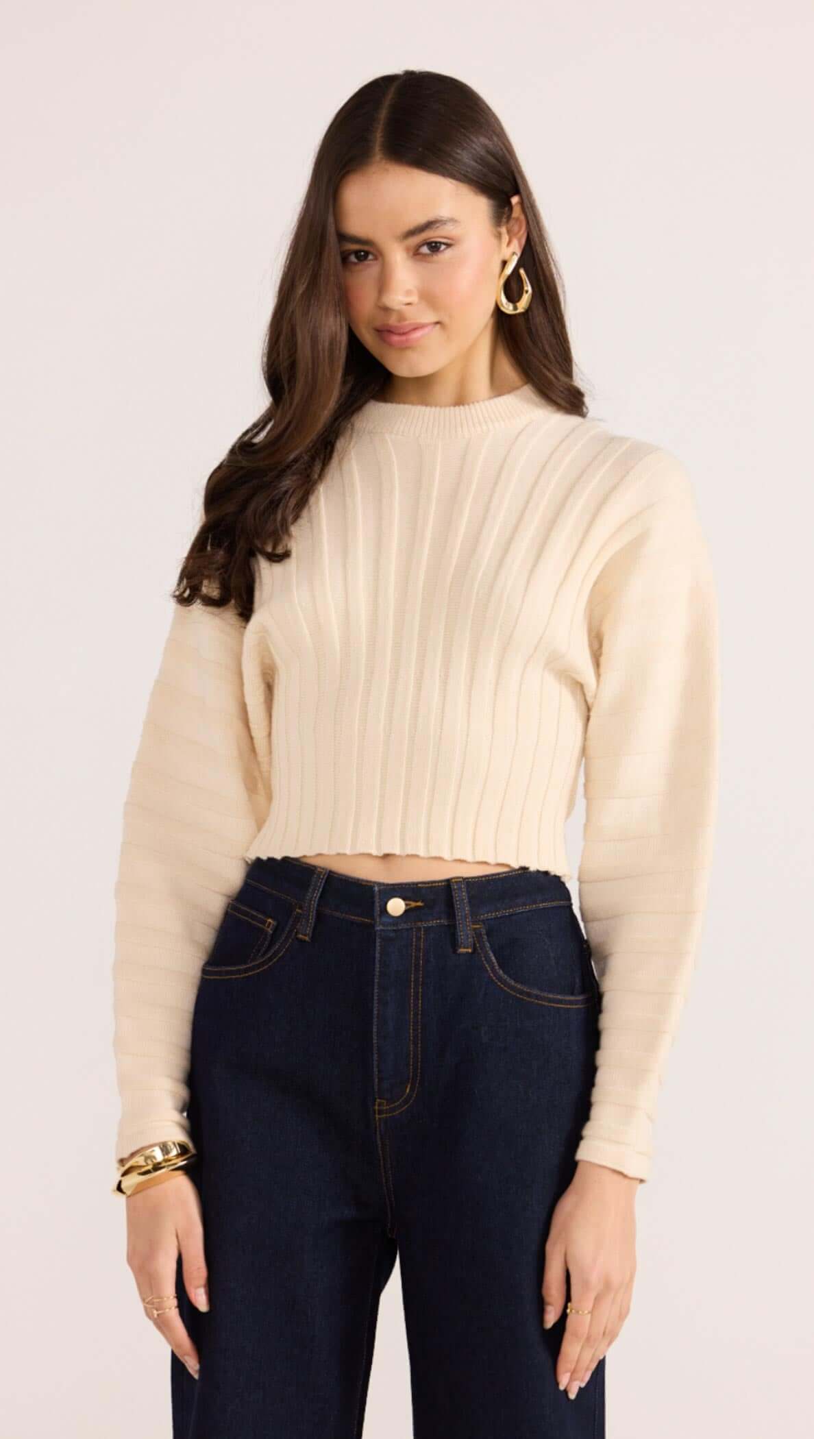 PIPPER RIB KNIT JUMPER-KNITWEAR - CASUAL-MINKPINK