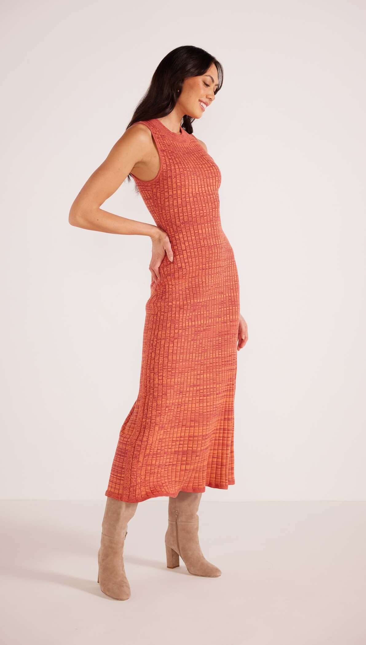 Raphael Knit Midi Dress-MINKPINK