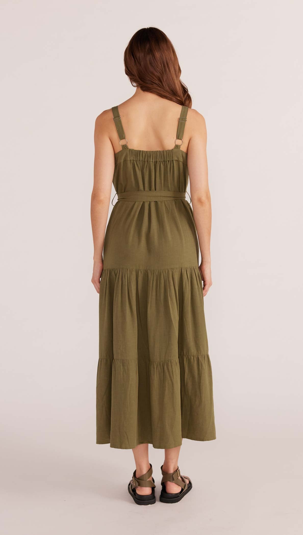 Amara Tiered Midi Dress - Final Sale