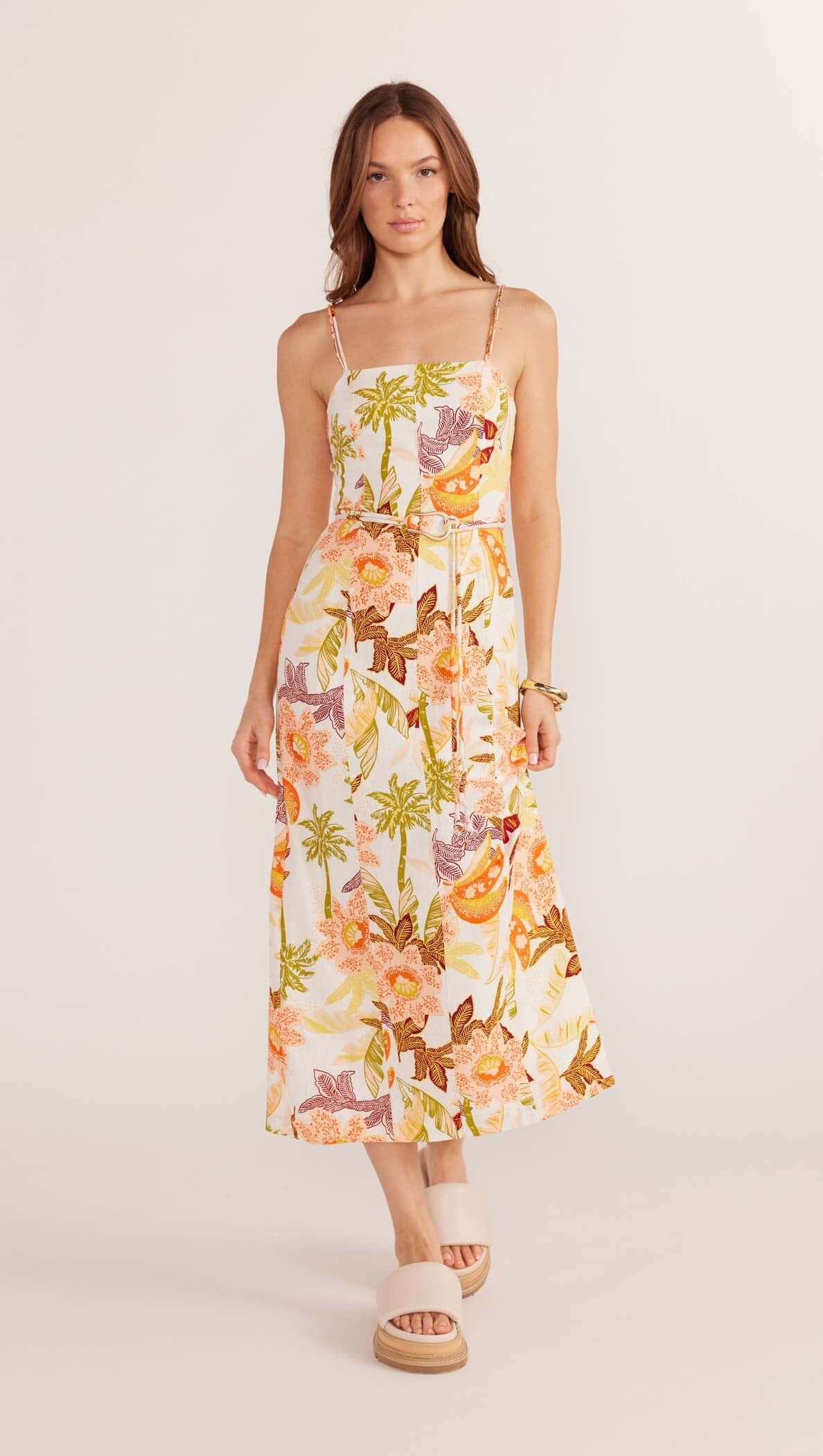 Sarai Panelled Midi Dress - Final Sale