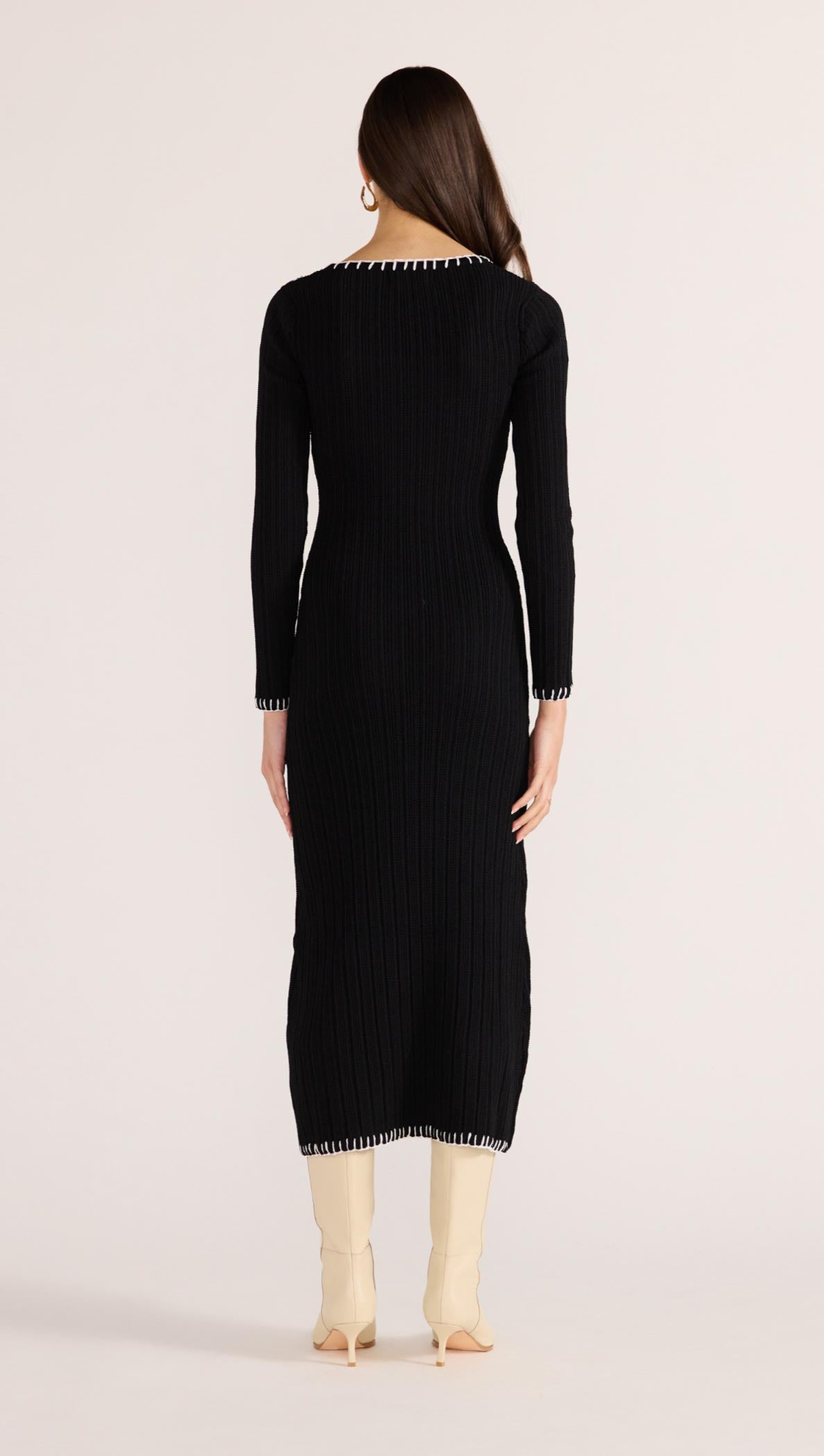 SANA BLANKET STITCH KNIT DRESS-DRESSES - CASUAL-MINKPINK