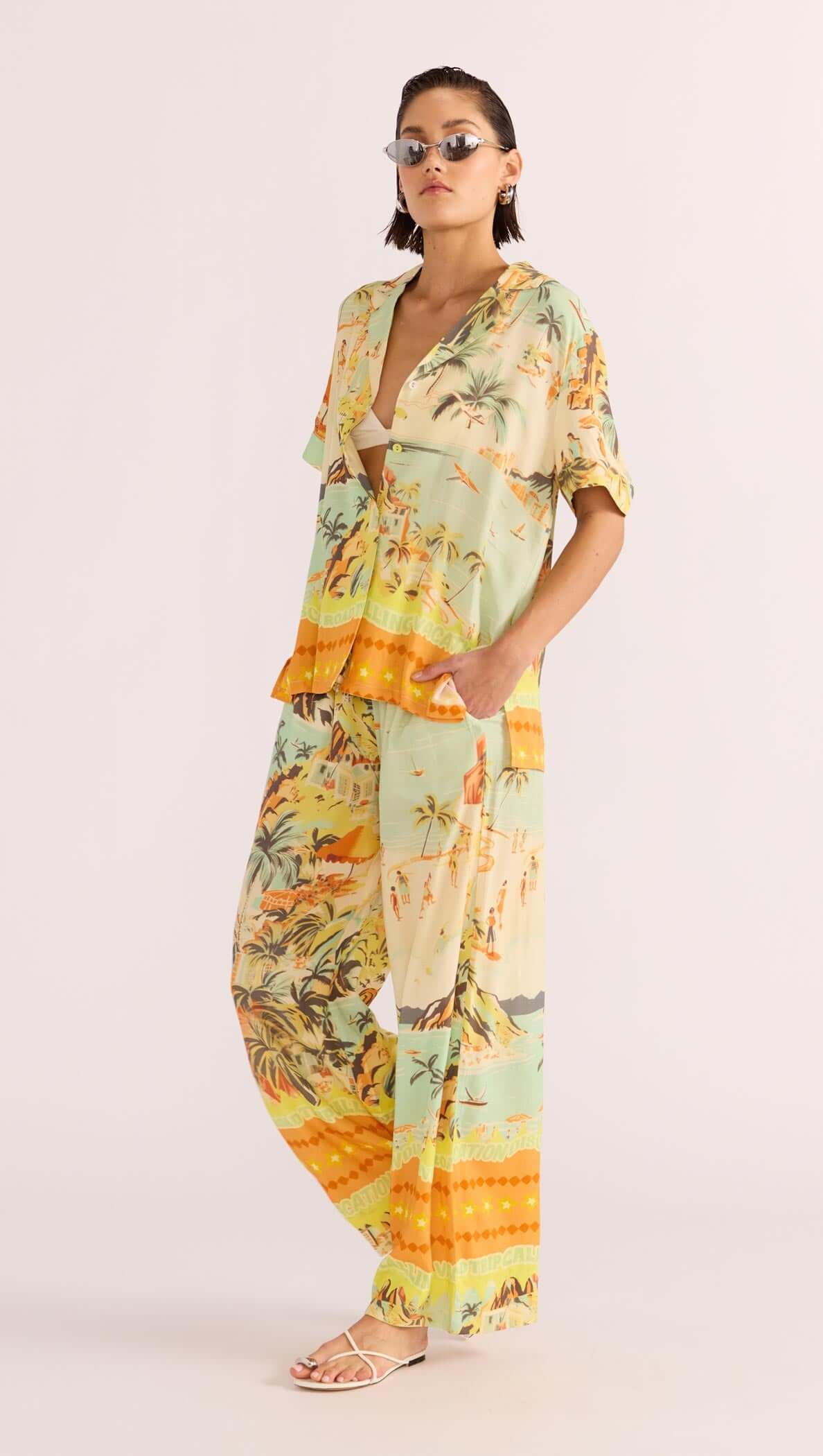 Vacanza Drawstring Pant-MINKPINK