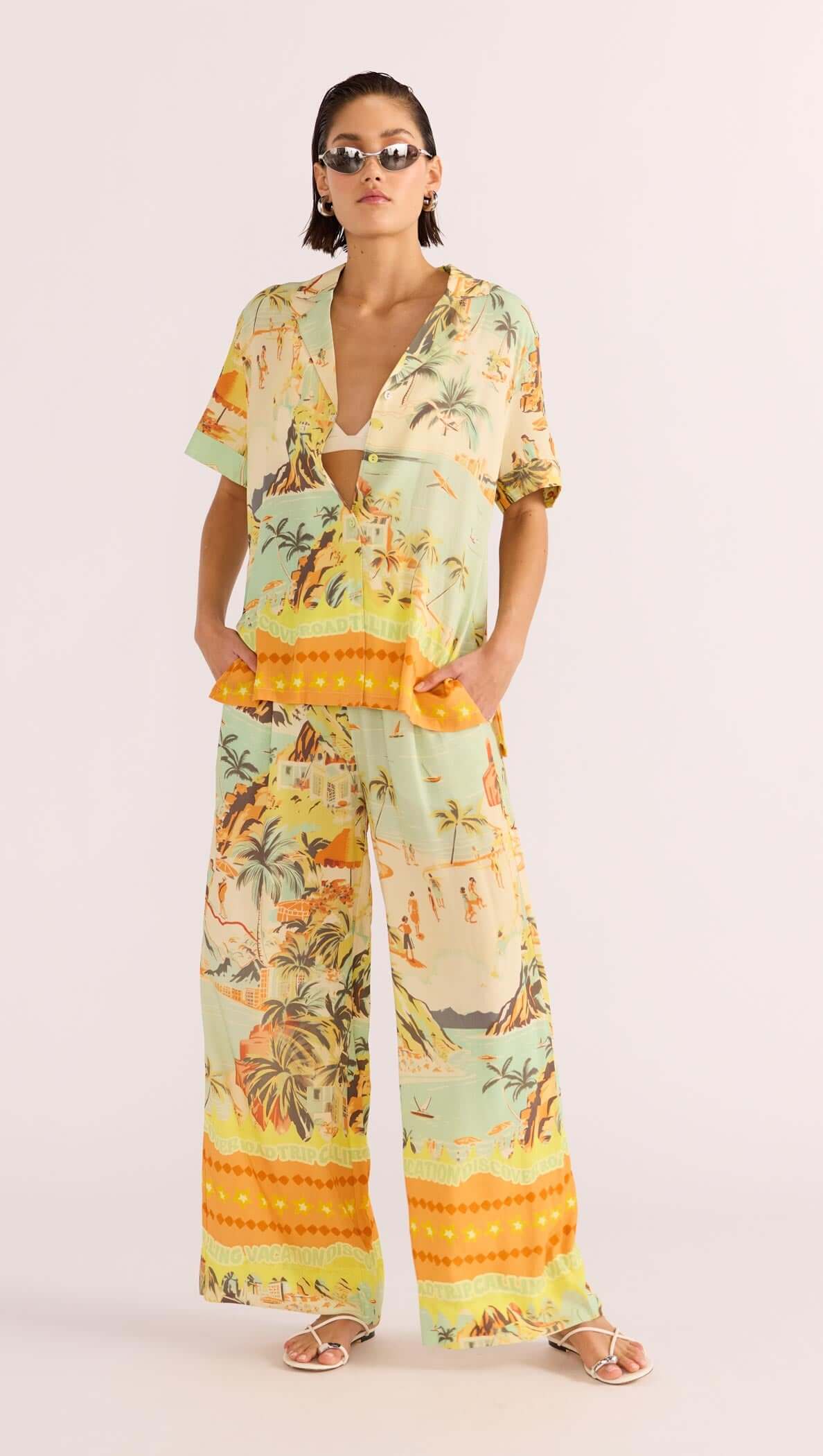 Vacanza Drawstring Pant-MINKPINK