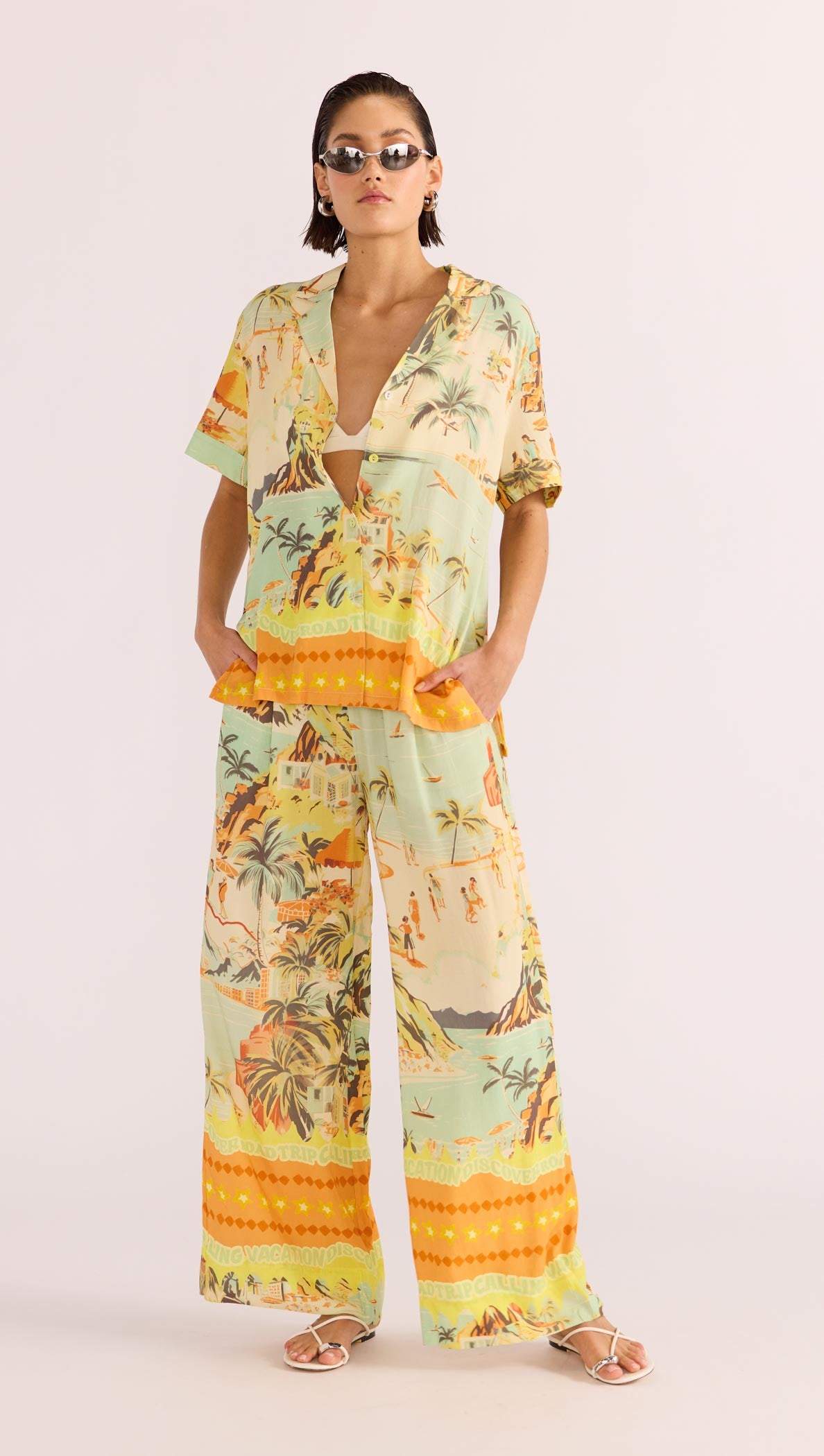 Vacanza Drawstring Pant-MINKPINK