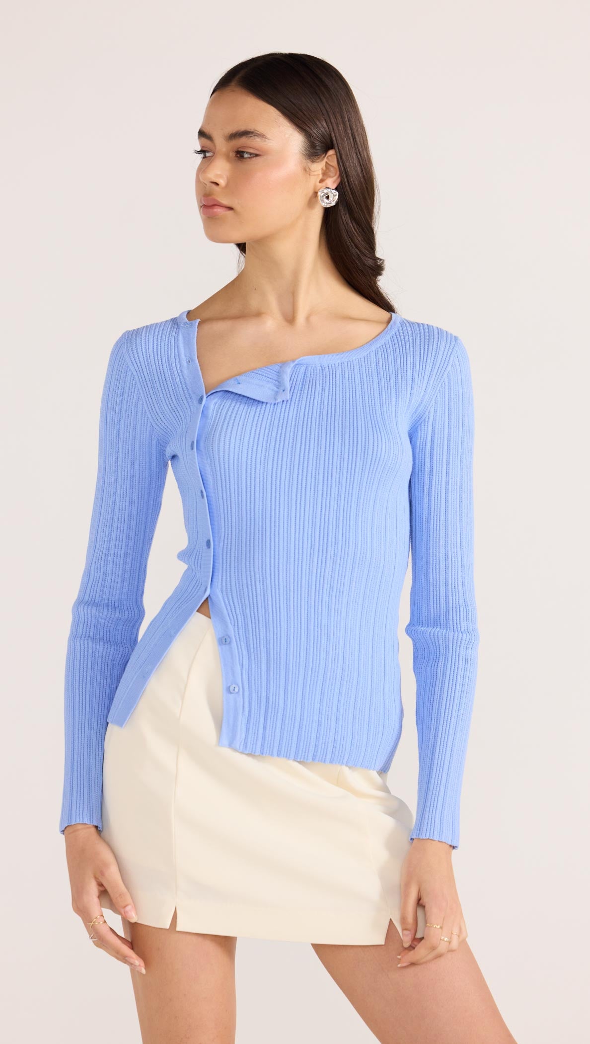 Zinnia Asymmetric Knit Top-TOPS - LONG SLEEVE-MINKPINK