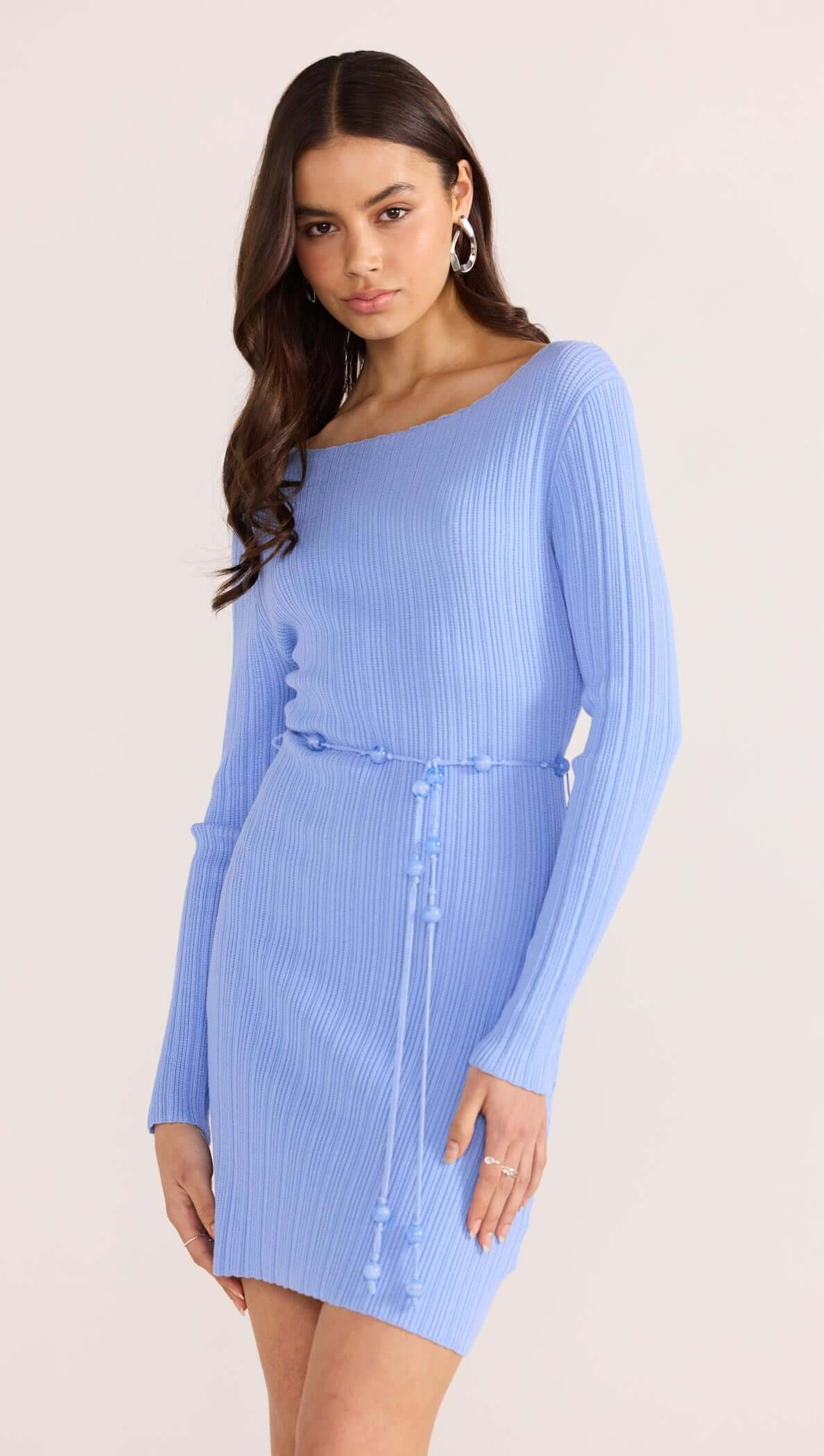 Zinnia Bead Knit Mini Dress-DRESSES - MINI-MINKPINK