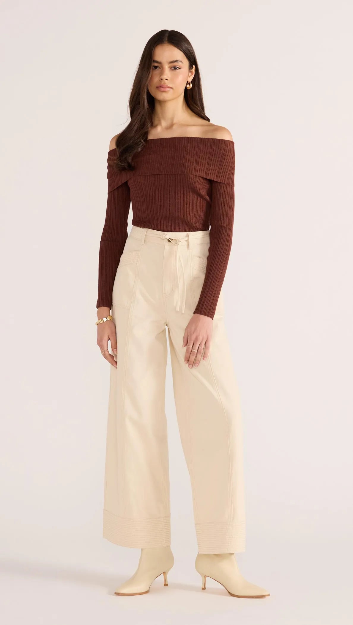 Jane Drill Straight Leg Pant-PANTS-MINKPINK