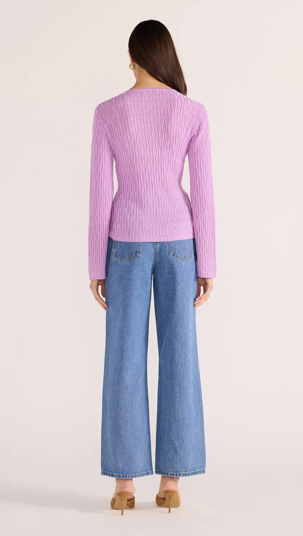 Johnna Button Knit Top-KNITWEAR - CARDIGANS-MINKPINK