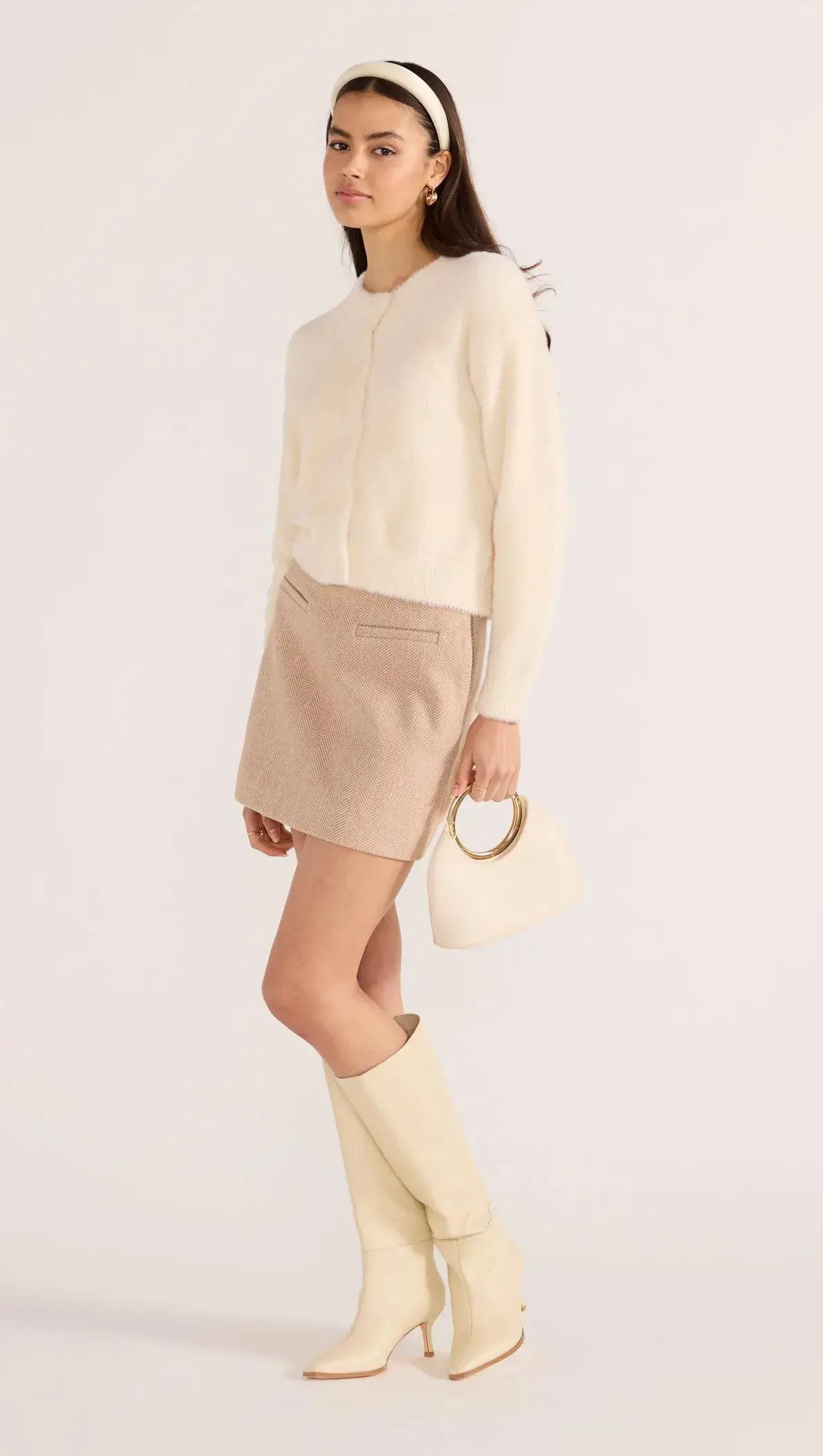 Rowan Fluffy Cardi-KNITWEAR - CARDIGANS-MINKPINK