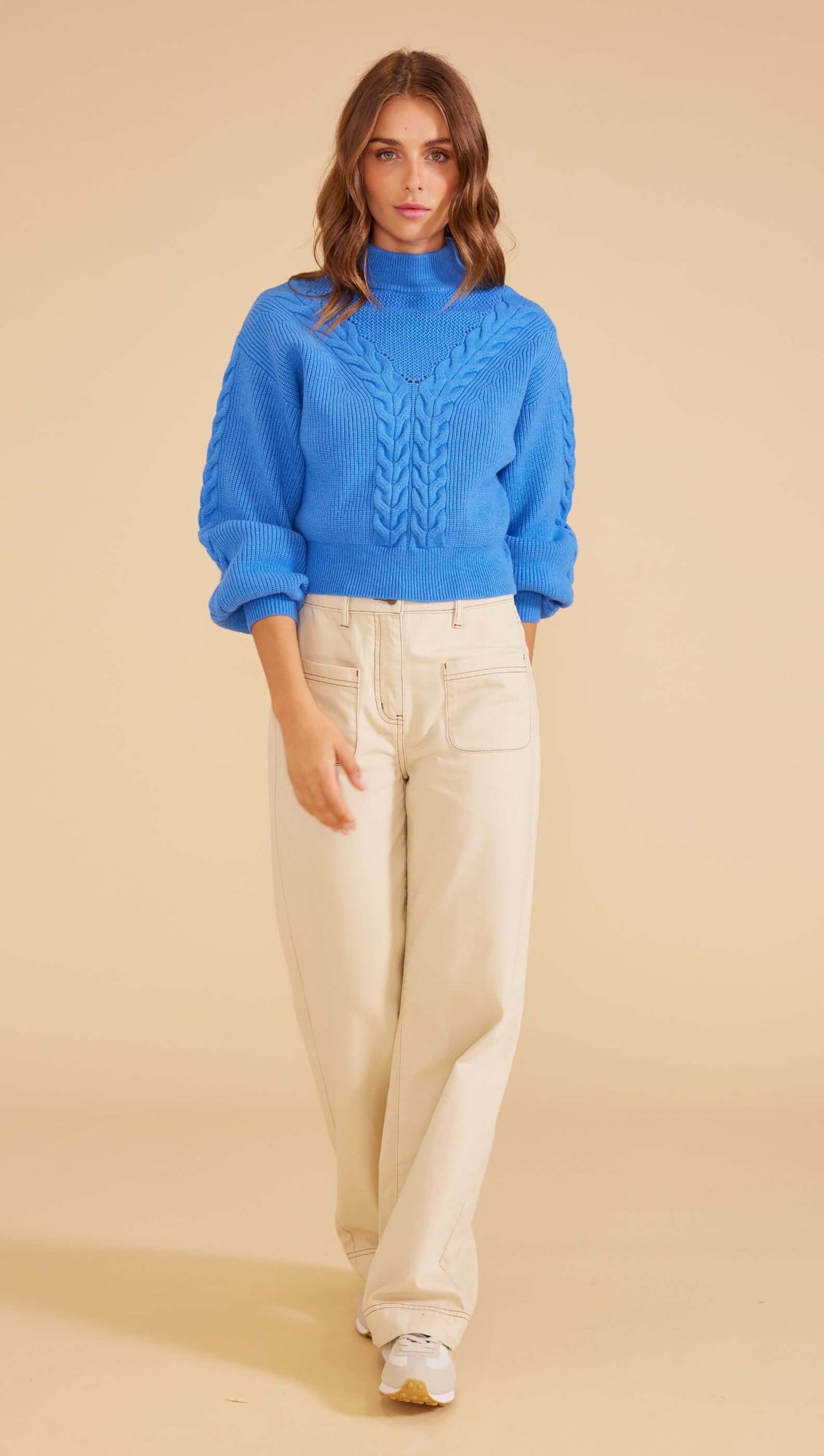 Stella Knit Jumper Cobalt - Final Sale