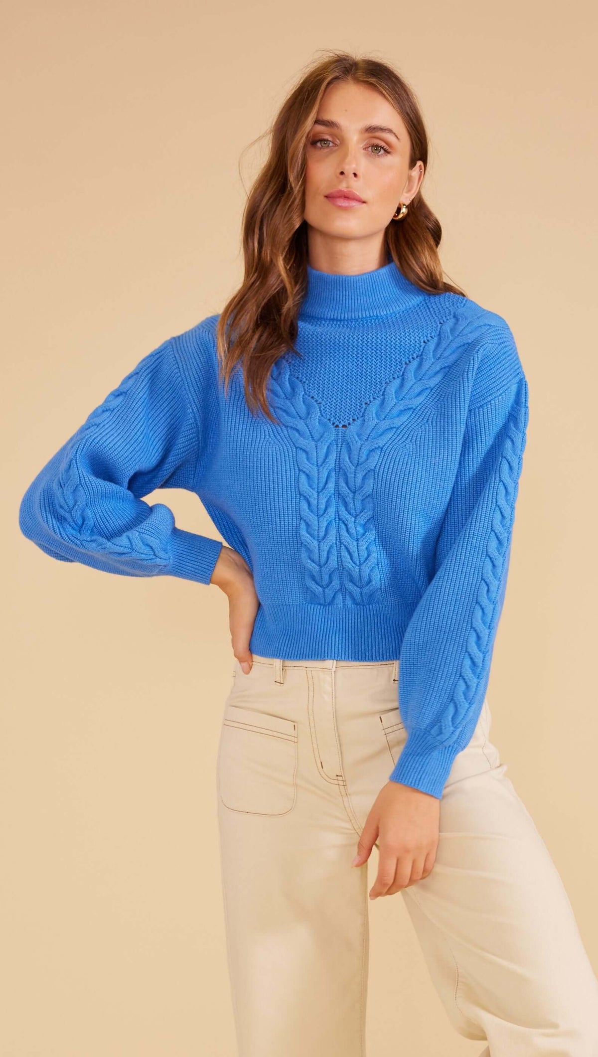 Stella Knit Jumper Cobalt - Final Sale